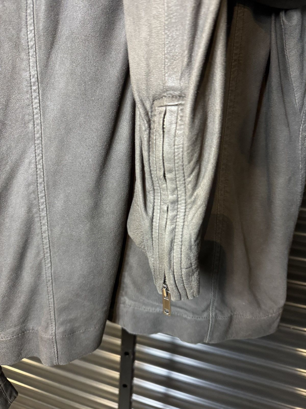 Rick Owens Rick Owens FW11 'ANTHEM' Brown Blistered Lamb Zipper Jacket Size US M / EU 48-50 / 2 - 7 Thumbnail
