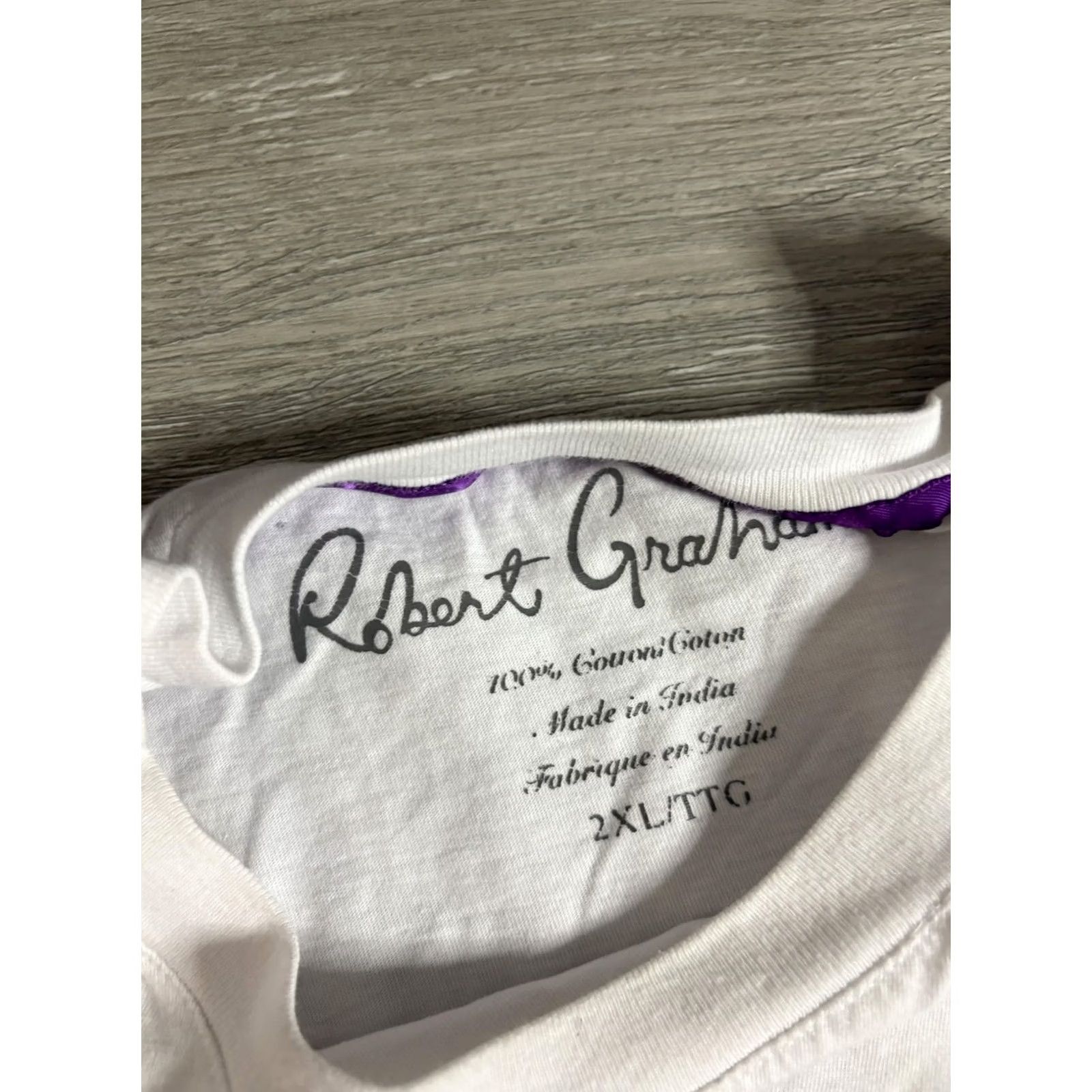 Robert Graham Robert Graham Shirt Mens 2XL White Multicolor Skull Graphic Tee T-Shirt Art Size US XXL / EU 58 / 5 - 3 Thumbnail