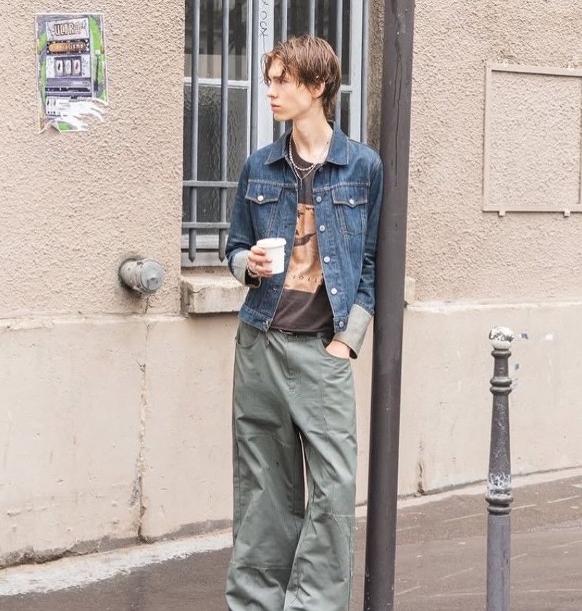 Helmut Lang Helmut Lang turn up denim jacket Size US S / EU 44-46 / 1 - 3 Thumbnail