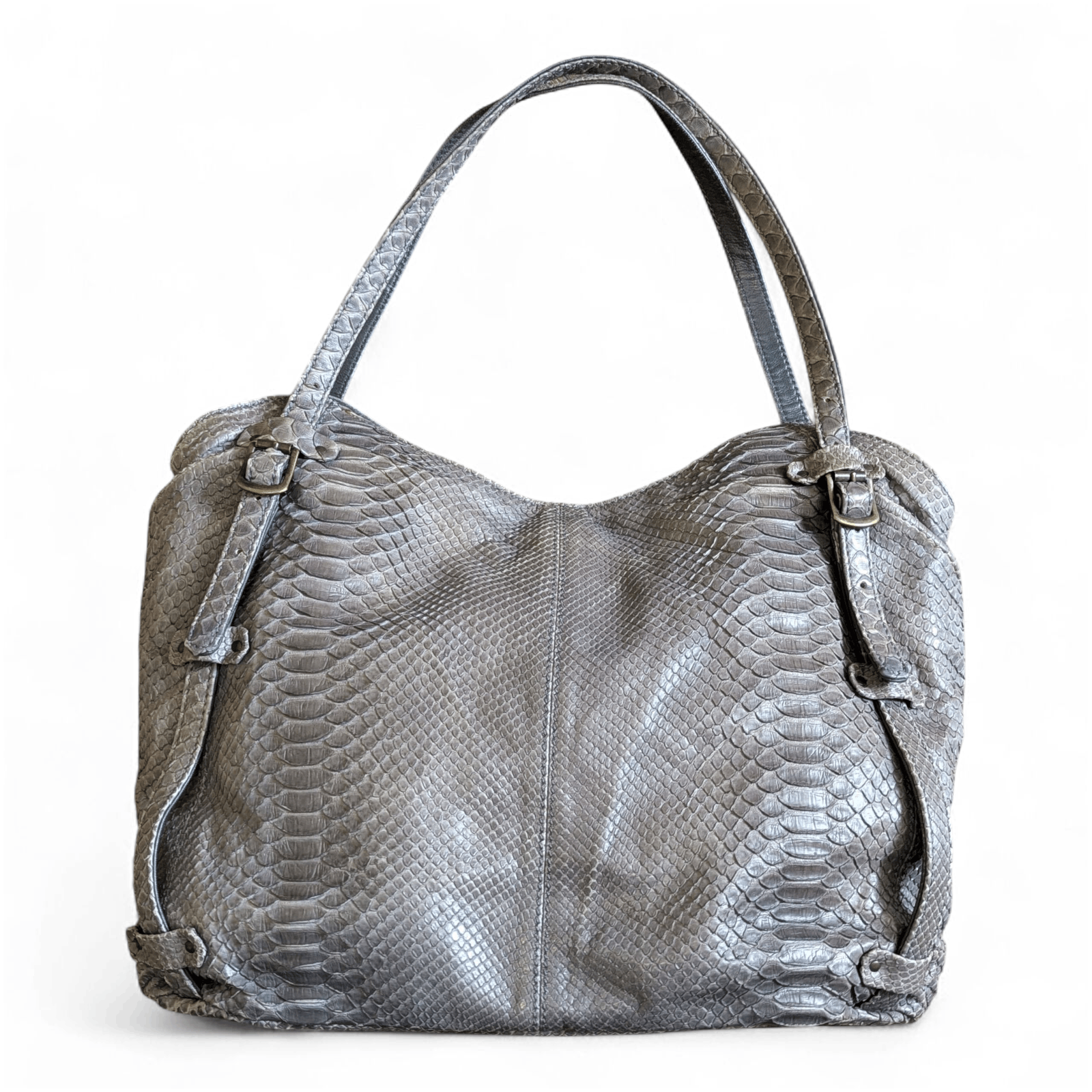 Other REPTILE'S HOUSE Python Leather Handbag Snakeskin Leather Bag Size ONE SIZE - 2 Thumbnail
