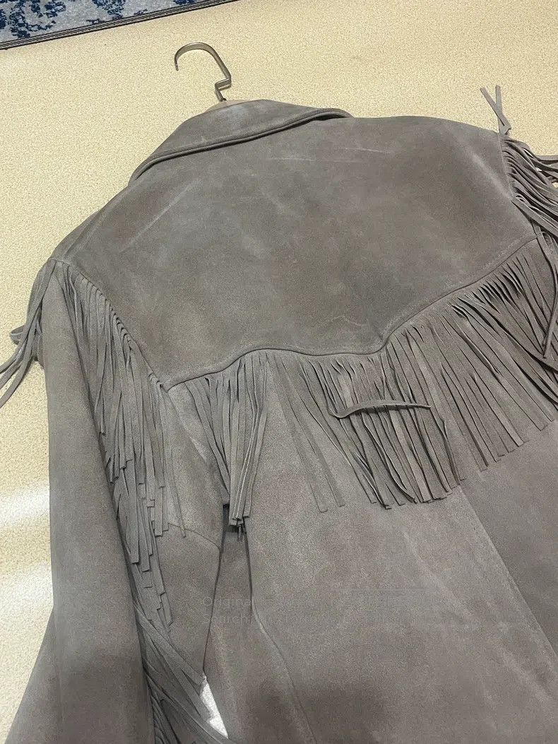 Schott Schott Fringed streamers, suede leather jackets, jackets, Size US XL / EU 56 / 4 - 6 Thumbnail
