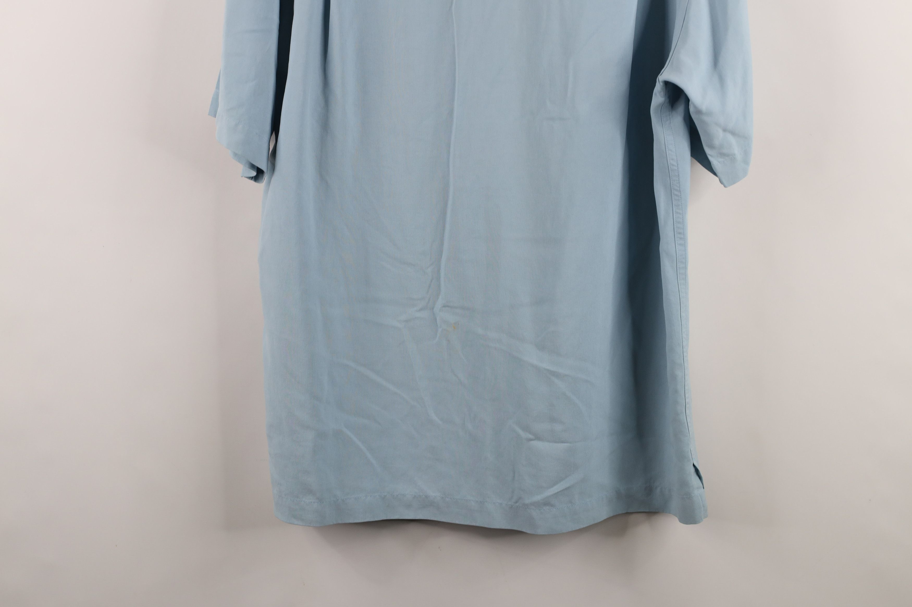 Vintage Vintage 90s Streetwear Baggy Silk Short Sleeve Button Shirt Size US M / EU 48-50 / 2 - 14 Thumbnail