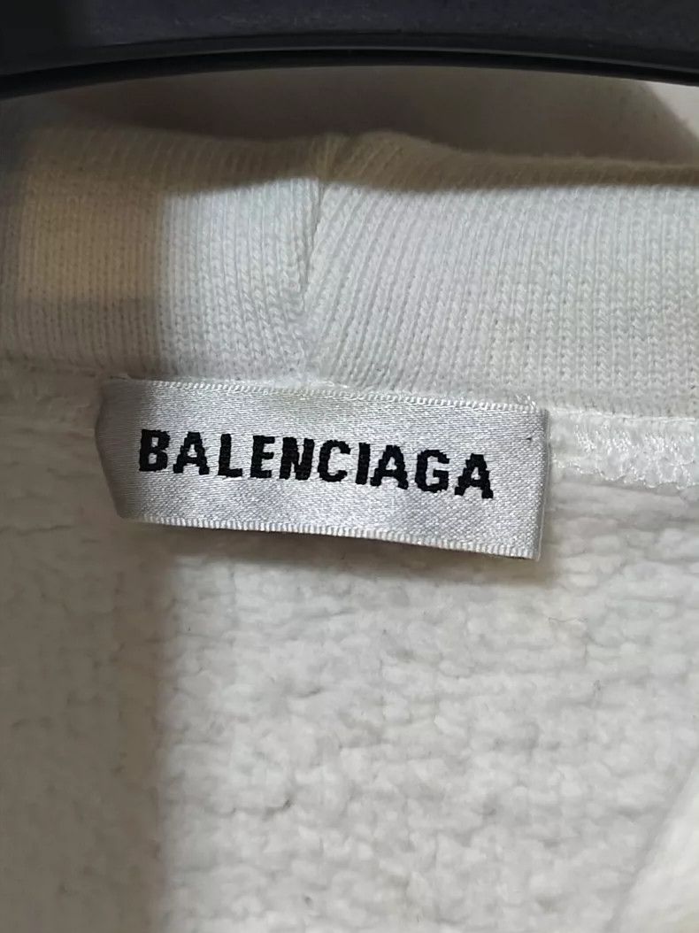 Balenciaga Balenciaga White electric hoodie Size US S / EU 44-46 / 1 - 5 Thumbnail