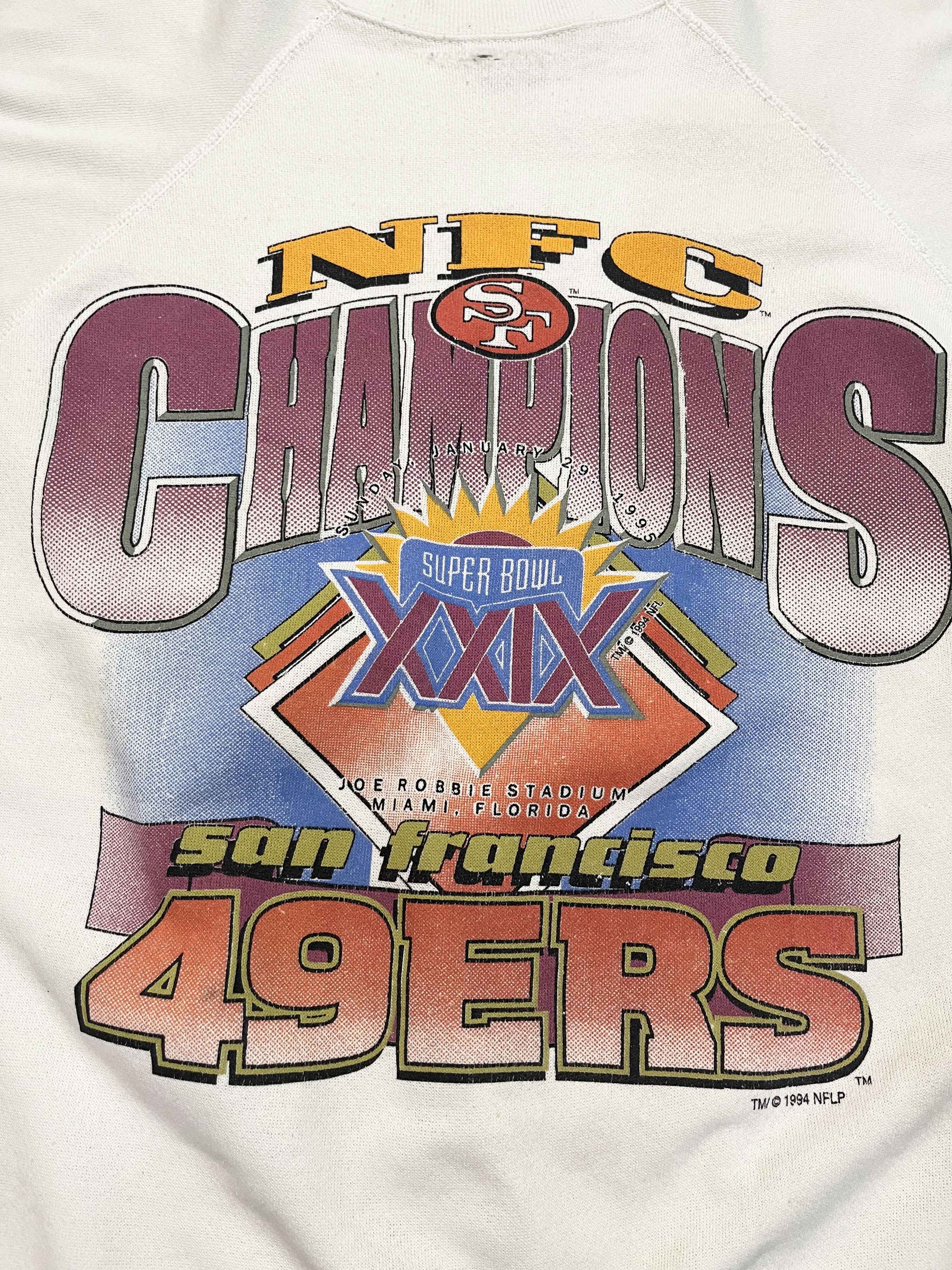 Tultex Vintage NFL 1994 San Francisco 49ers Crewneck Sweatshirt Size US XL / EU 56 / 4 - 2 Thumbnail