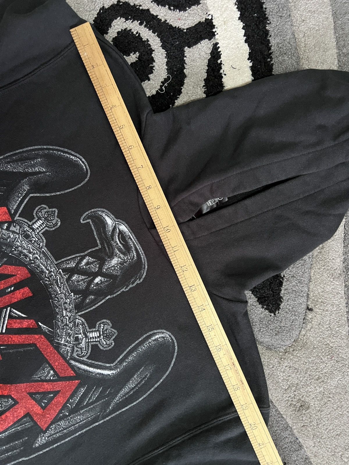 Band Tees Rare Vintage 90s Slayer Slaytanic M Metal Band Hoodie Size US M / EU 48-50 / 2 - 9 Thumbnail