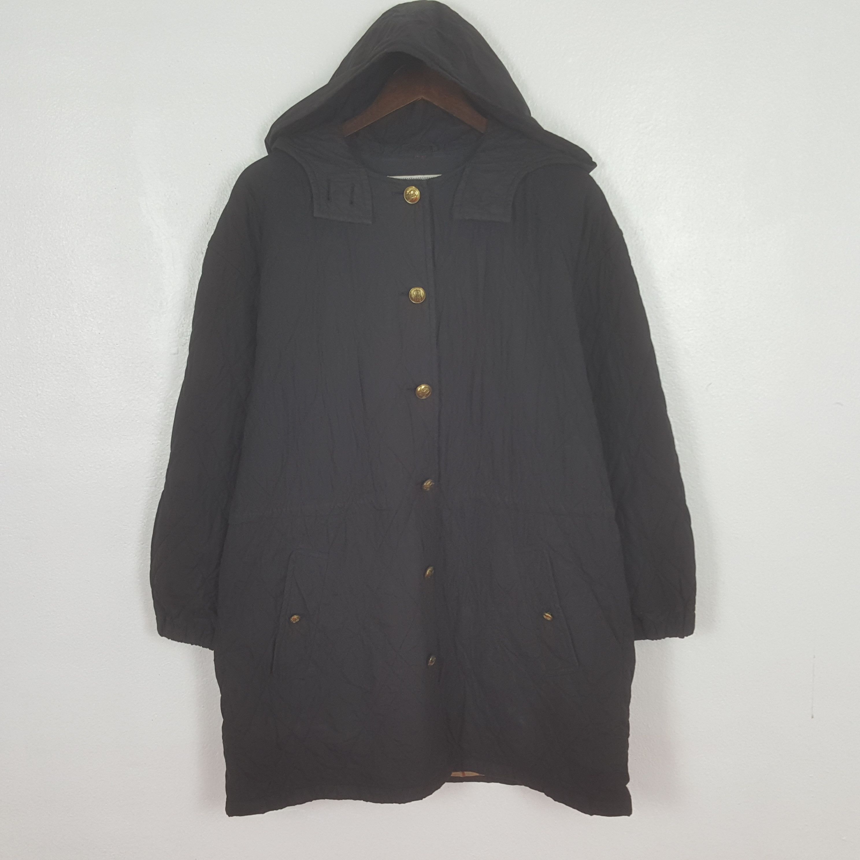 Burberry Vintage Burberrys Custom Spell Out Jacket Hoodie Size L / US 10 / IT 46 - 3 Thumbnail