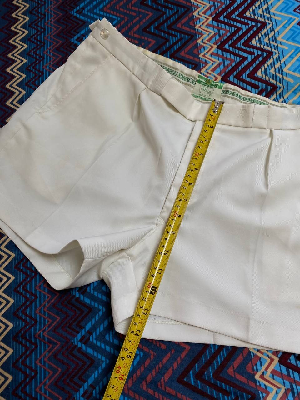 Fred Perry × Vintage Fred Perry Vintage White Tennis Shorts Men's Size US 38 / EU 54 - 7 Thumbnail