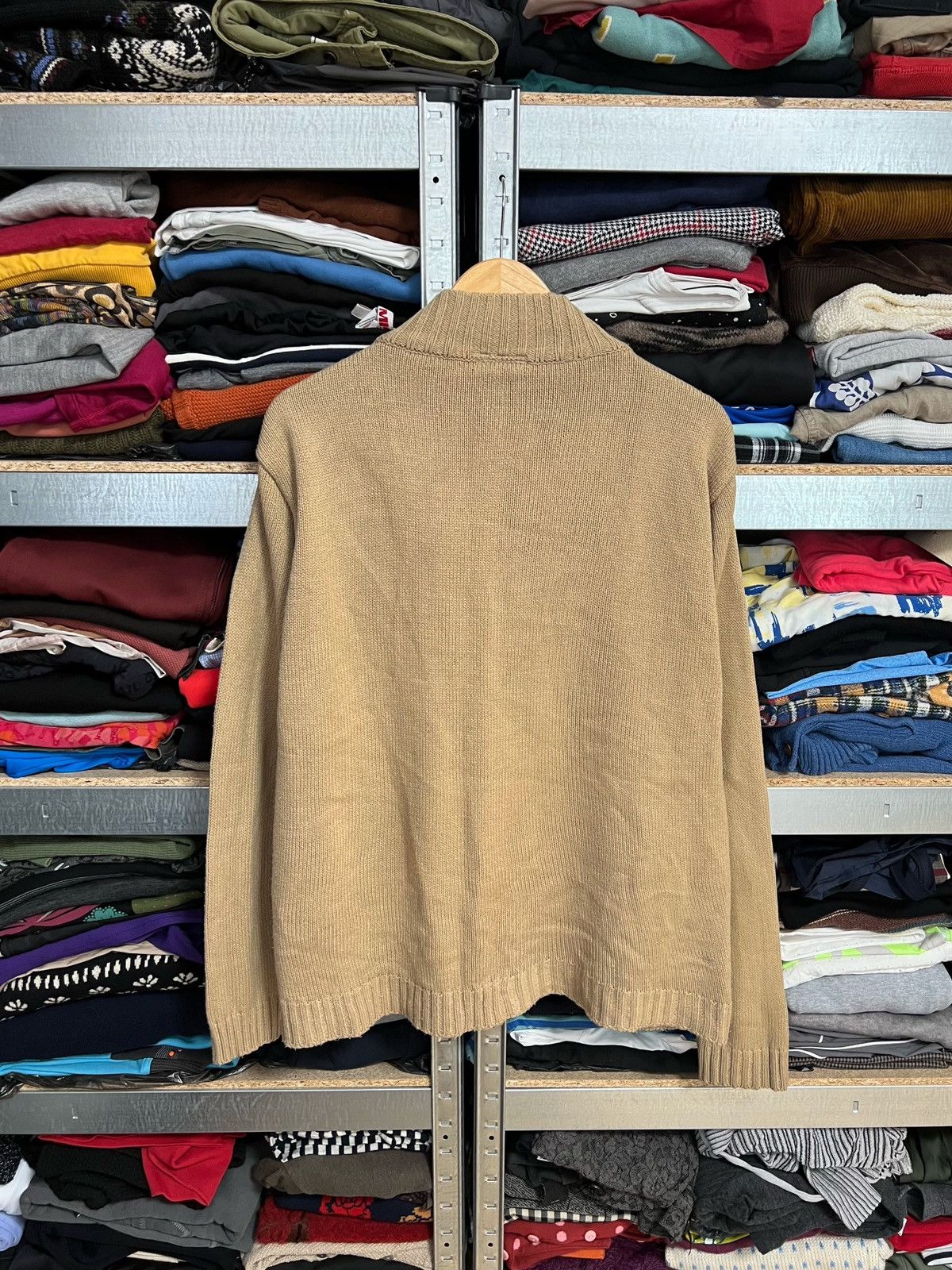 Moschino Vintage Moschino Full Zip Hippie Sweater Knit Jacket Size L Size US L / EU 52-54 / 3 - 3 Thumbnail