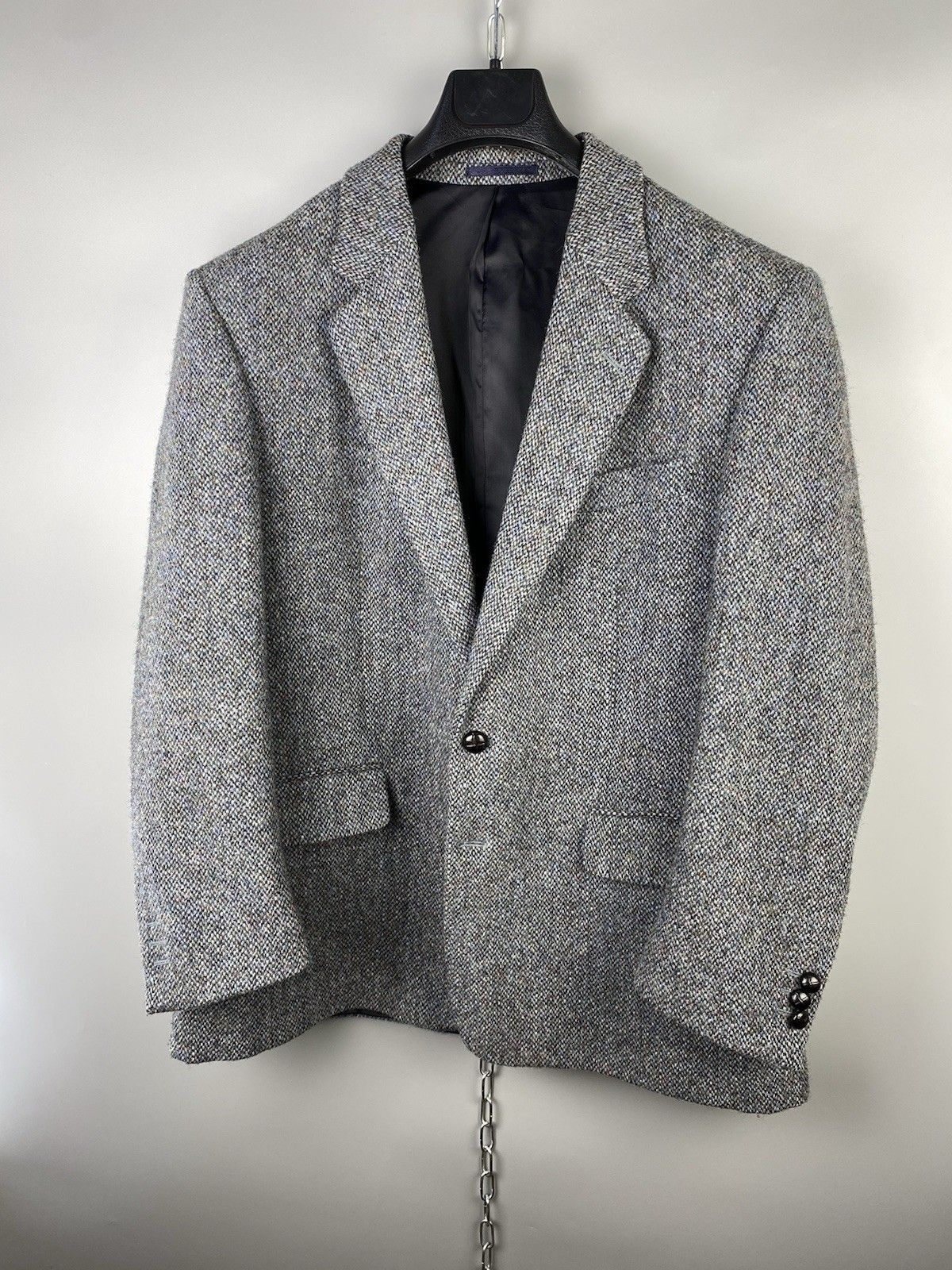 Harris Tweed Vintage Harris Tweed Pure Wool Blazer Jacket Size 42L - 2 Thumbnail