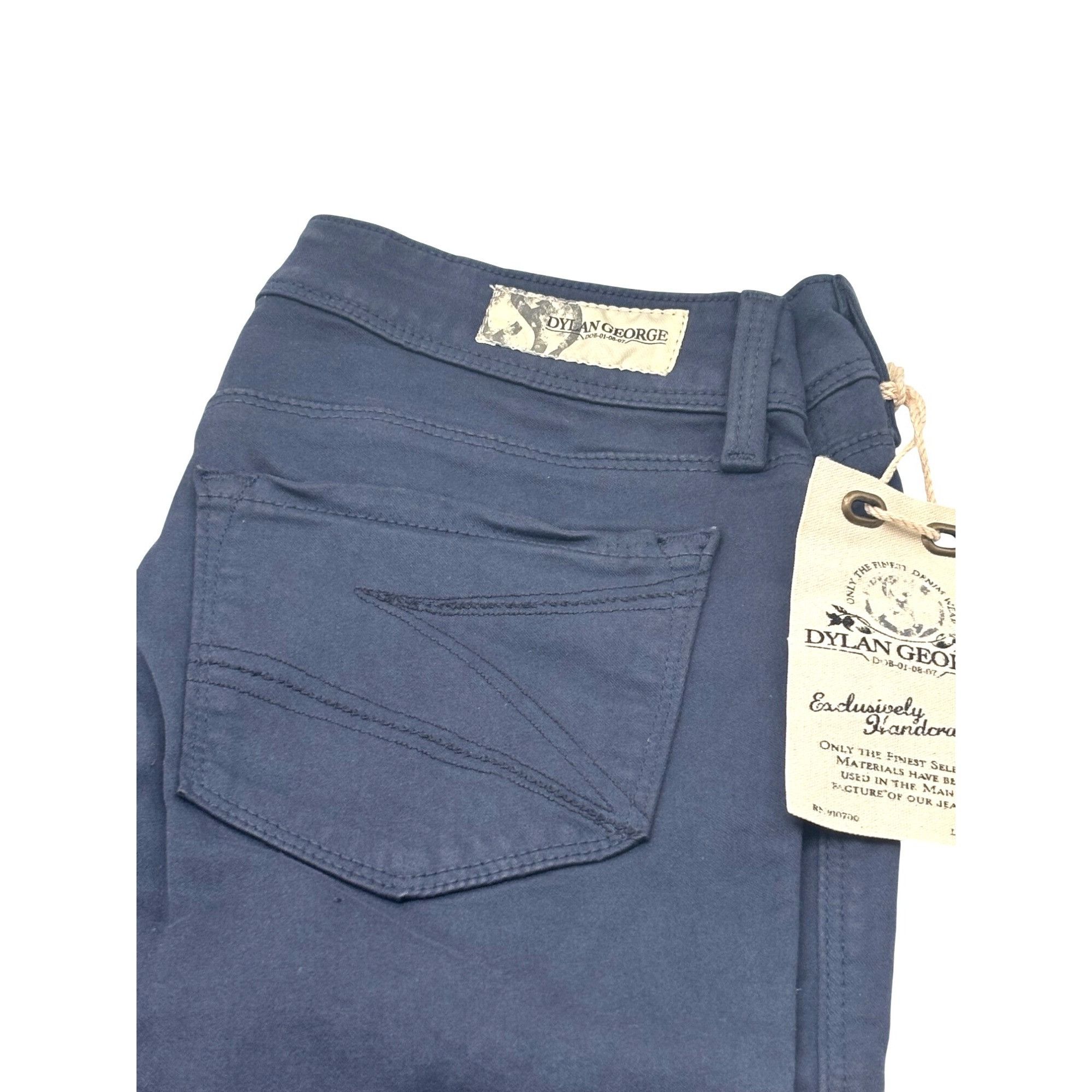 Other Dylan George Trish Straight Leg Cotton Pants, Blue, Sz. 24 Size 42" / US 20 - 5 Thumbnail
