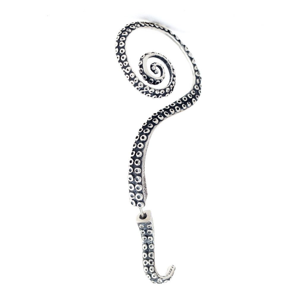 Jewelry Deep-sea monster Rare Earrings One Pairs Chrome Jewelry Size ONE SIZE - 5 Thumbnail