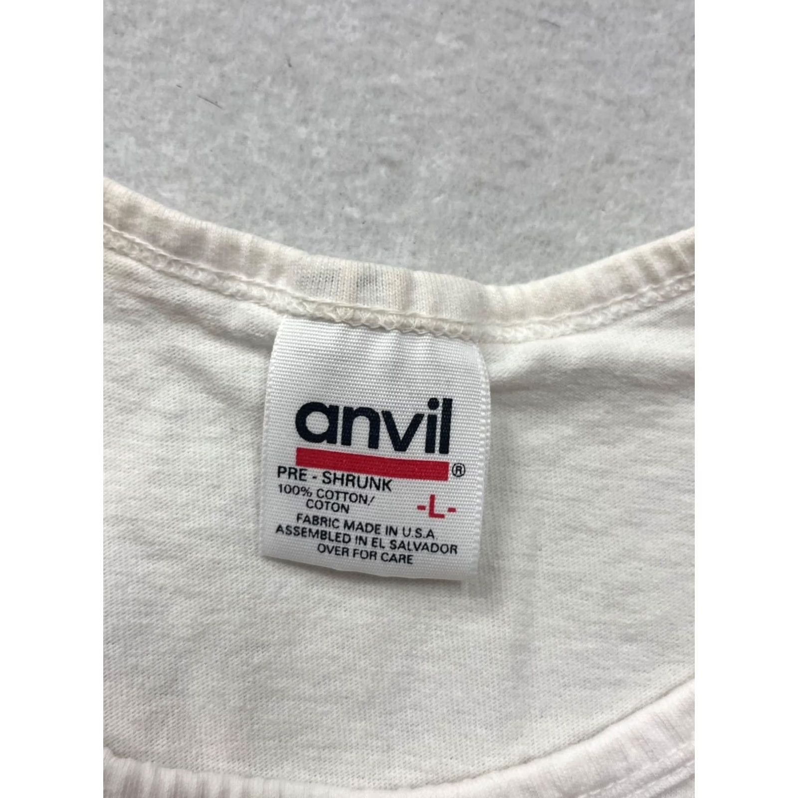 Anvil VINTAGE 1998 WF Fest Tank Top Anvil Mens L White Feelin Great #8876 Size US L / EU 52-54 / 3 - 3 Thumbnail