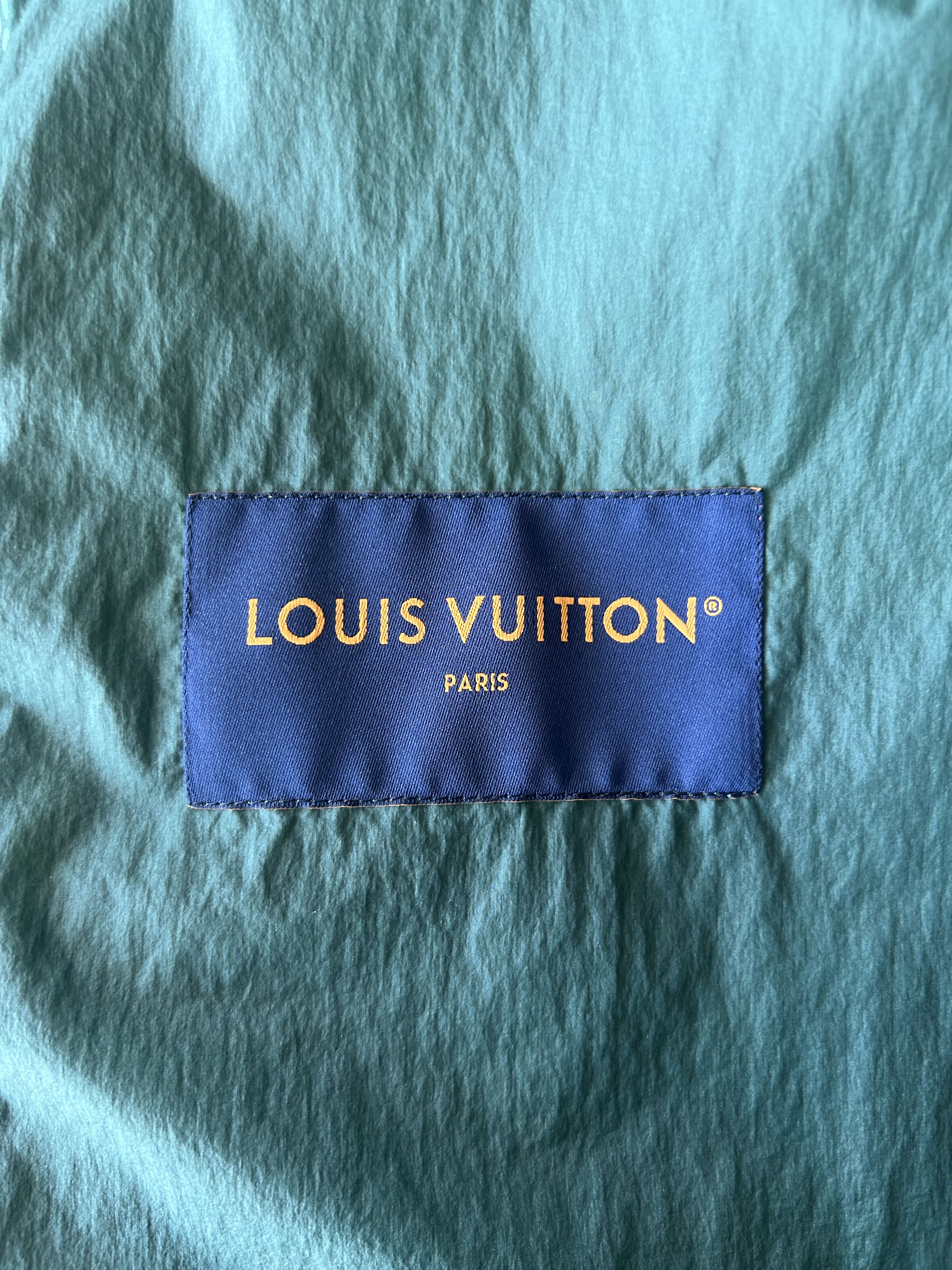 Louis Vuitton Louis Vuitton Green Damier Hooded Windbreaker Size US XXL / EU 58 / 5 - 3 Thumbnail
