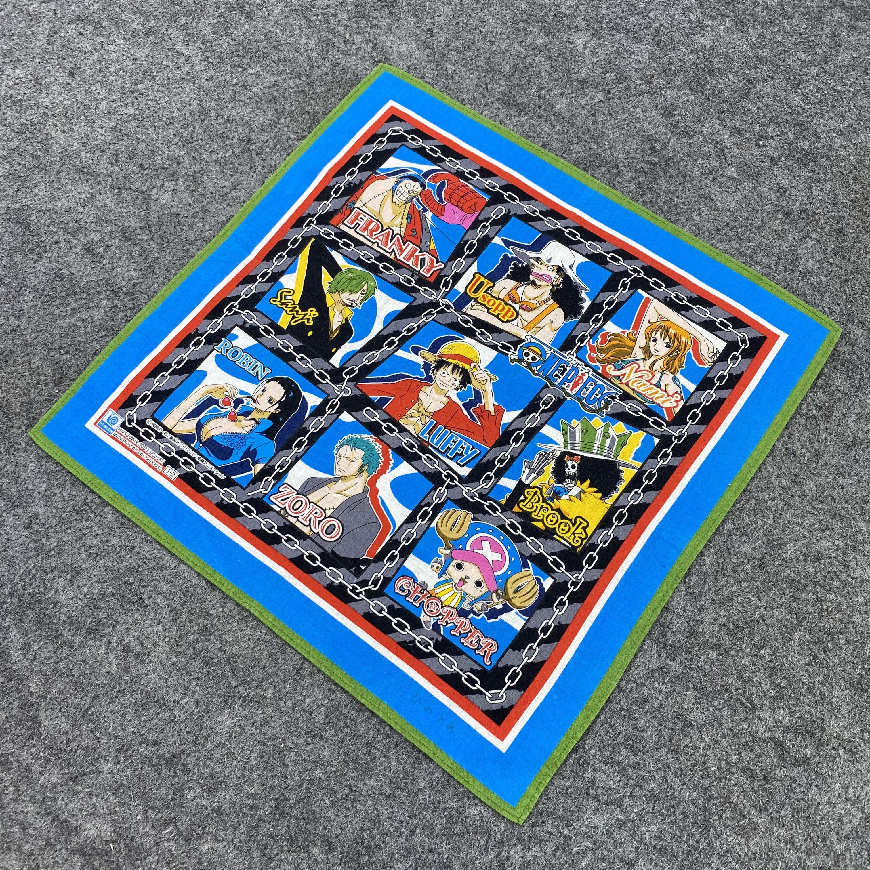 Anime ONE PIECE by Matsuyama Japan Handkerchief Bandana-B1441 Size ONE SIZE - 2 Thumbnail