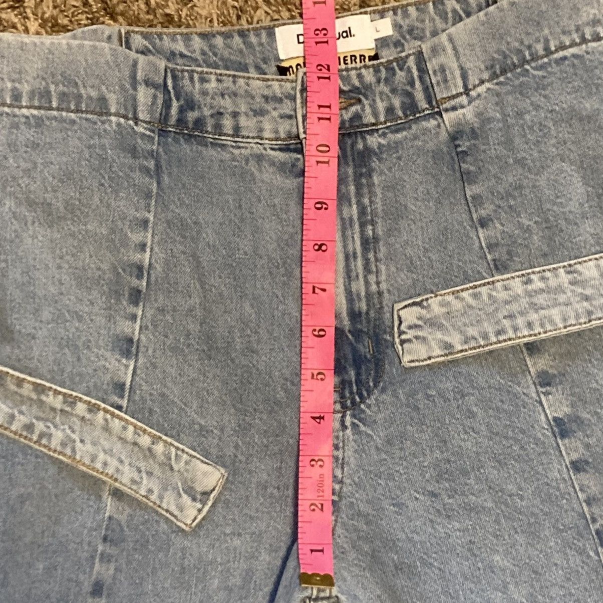 Desigual RARE Collab Desigual x Maitrepierre Wide-Leg Jeans Sz L 32" Size 32" / US 10 / IT 46 - 12 Thumbnail