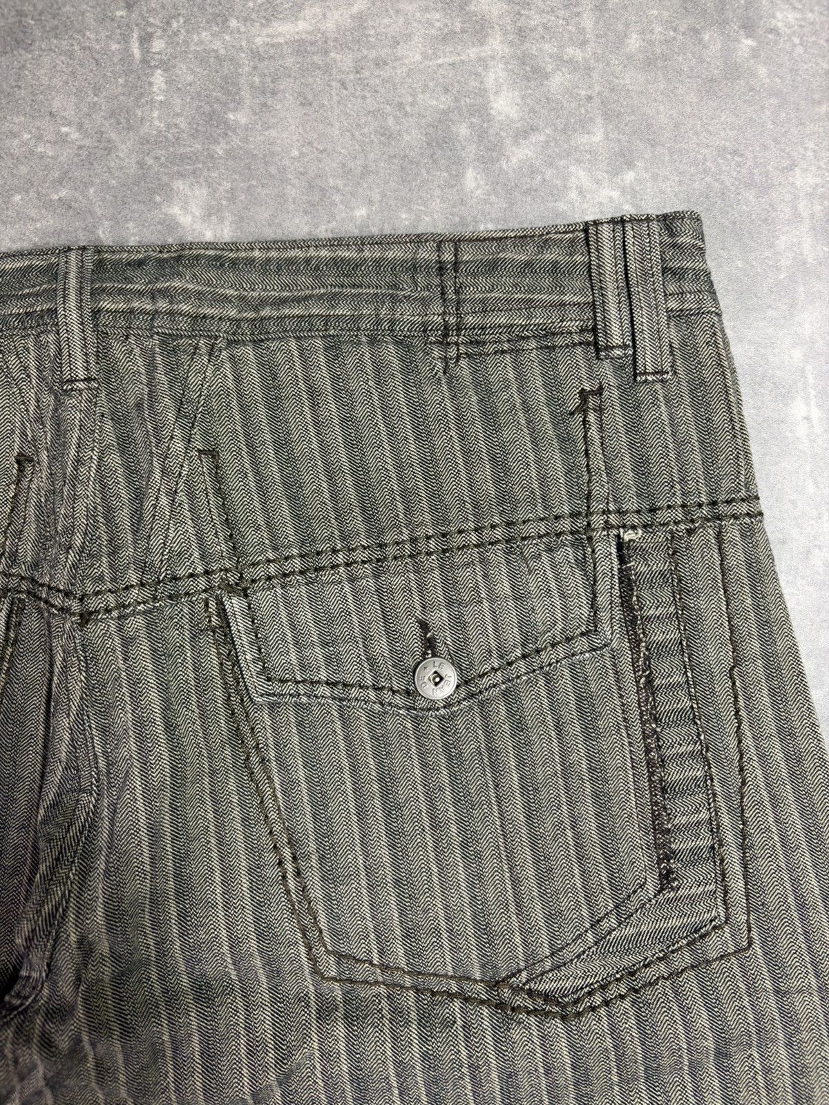 Marithe + Francois Girbaud 00s Marithe + Francois Girbaud Striped Wide Leg Pants 32 34 Size US 32 / EU 48 - 15 Thumbnail