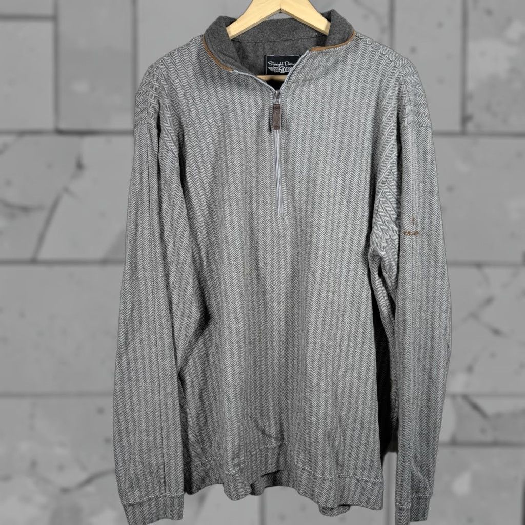 Vintage Straight Down Gray Half Zip Pullover Mens XXL Size Sweater Grays Gray Half Zip Pullover Mens XXL Straight Down Pullover Mens Size XXL Size US XXL / EU 58 / 5 - 1 Thumbnail