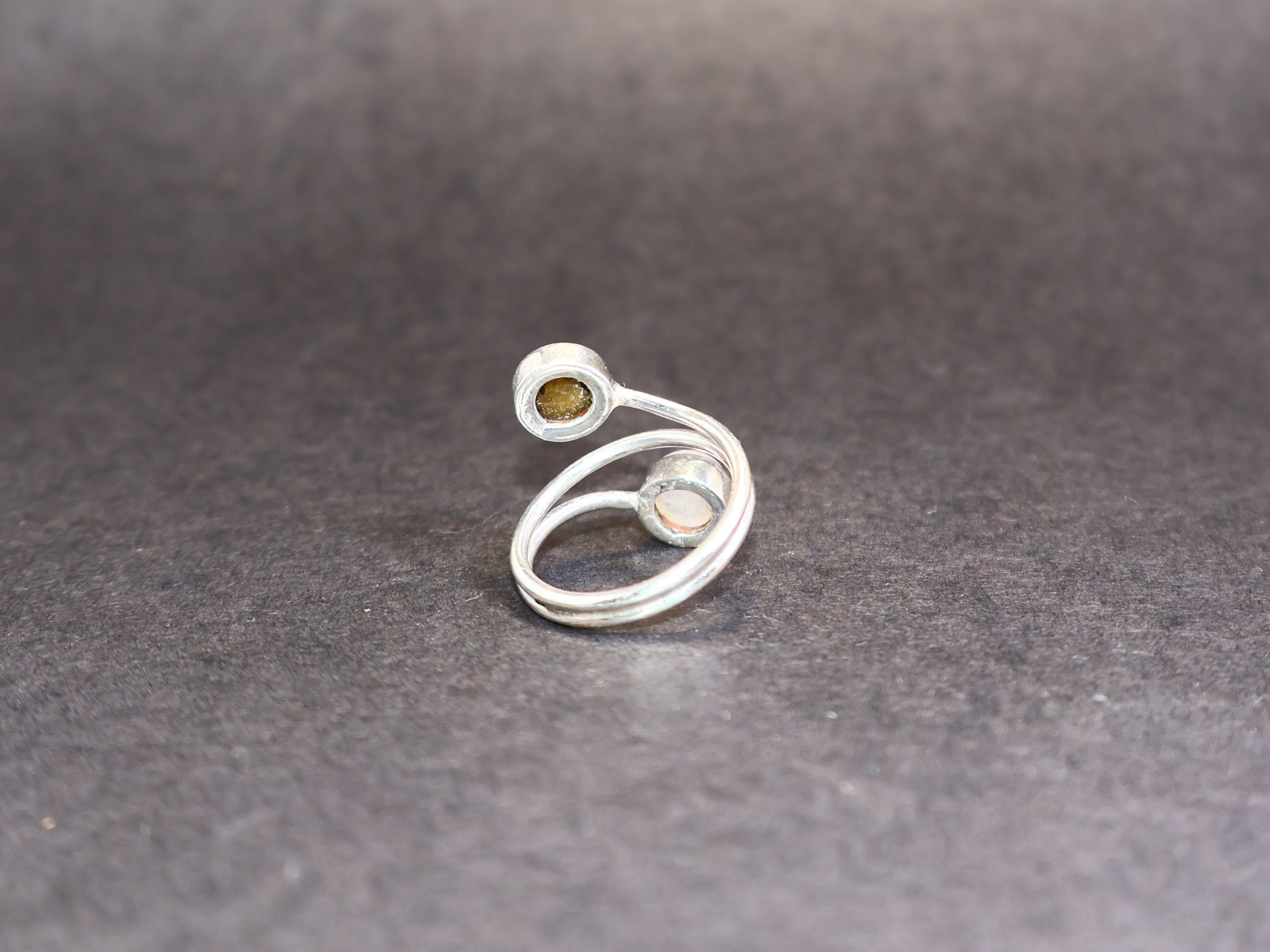 Handmade Moonstone Ring, Labradorite ring, 925 Handmade Silver Ring, Size ONE SIZE - 5 Thumbnail