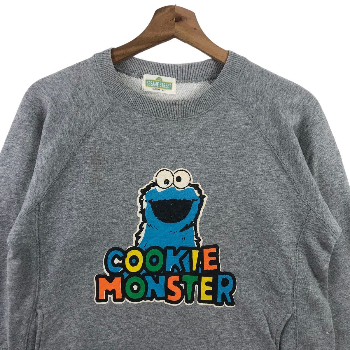 Japanese Brand Vintage SESAME STREET Cookies Monster Sweatshirt Pullover Size US M / EU 48-50 / 2 - 2 Thumbnail