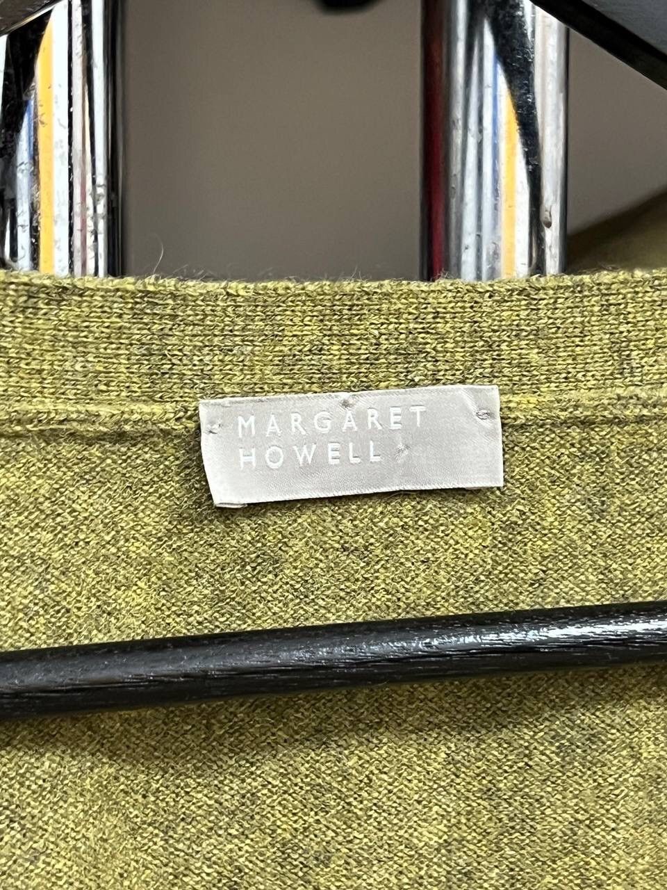 Margaret Howell knitted green Y2K Luxury cardigan