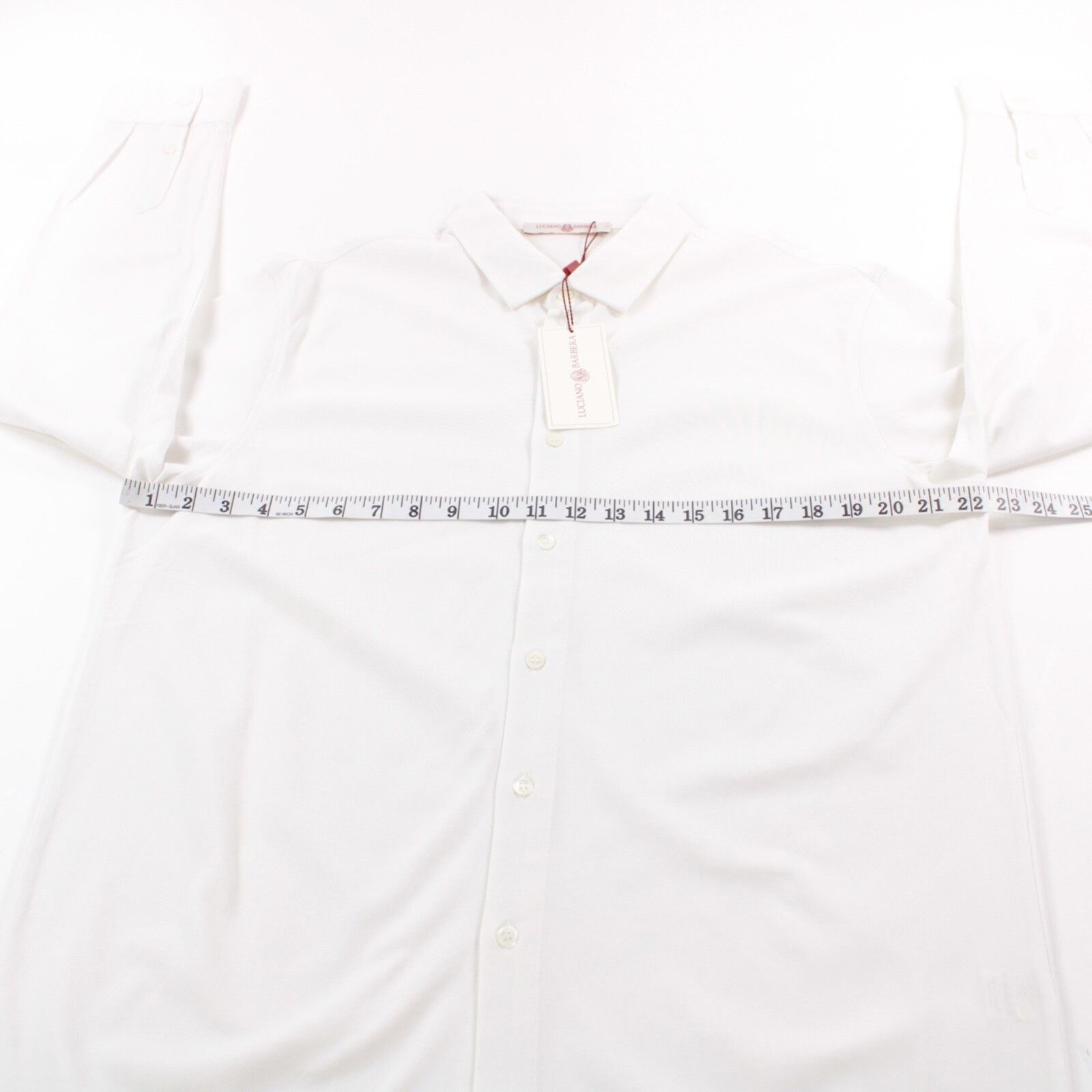 Luciano Barbera Luciano Barbera New with tags Shirt Size XL US In White Size US XL / EU 56 / 4 - 7 Thumbnail