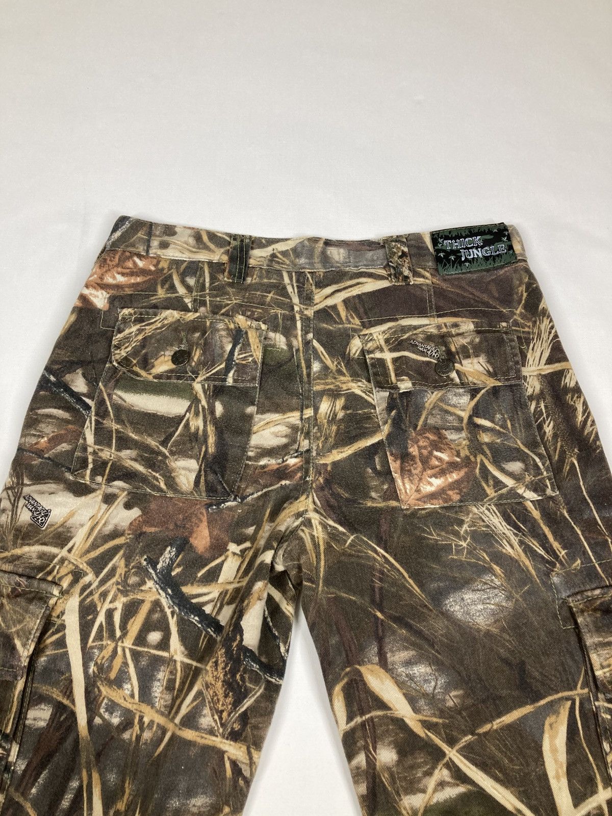 Realtree Vintage Real Tree Thick Jungle Camo Cargo Pants Size US 32 / EU 48 - 6 Thumbnail