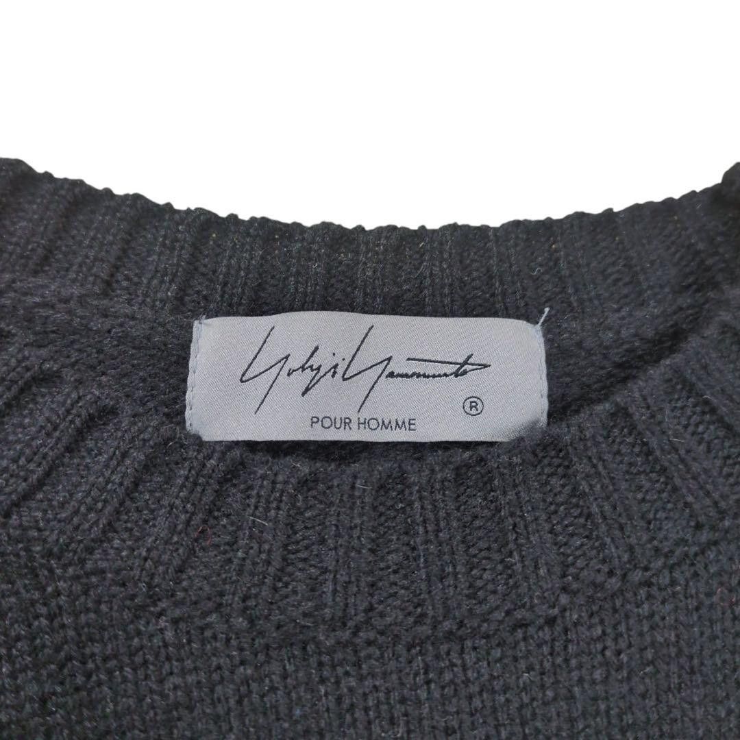 Yohji Yamamoto POUR HOMME 22aw red fower knit HE-K29-983 Size US L / EU 52-54 / 3 - 4 Thumbnail