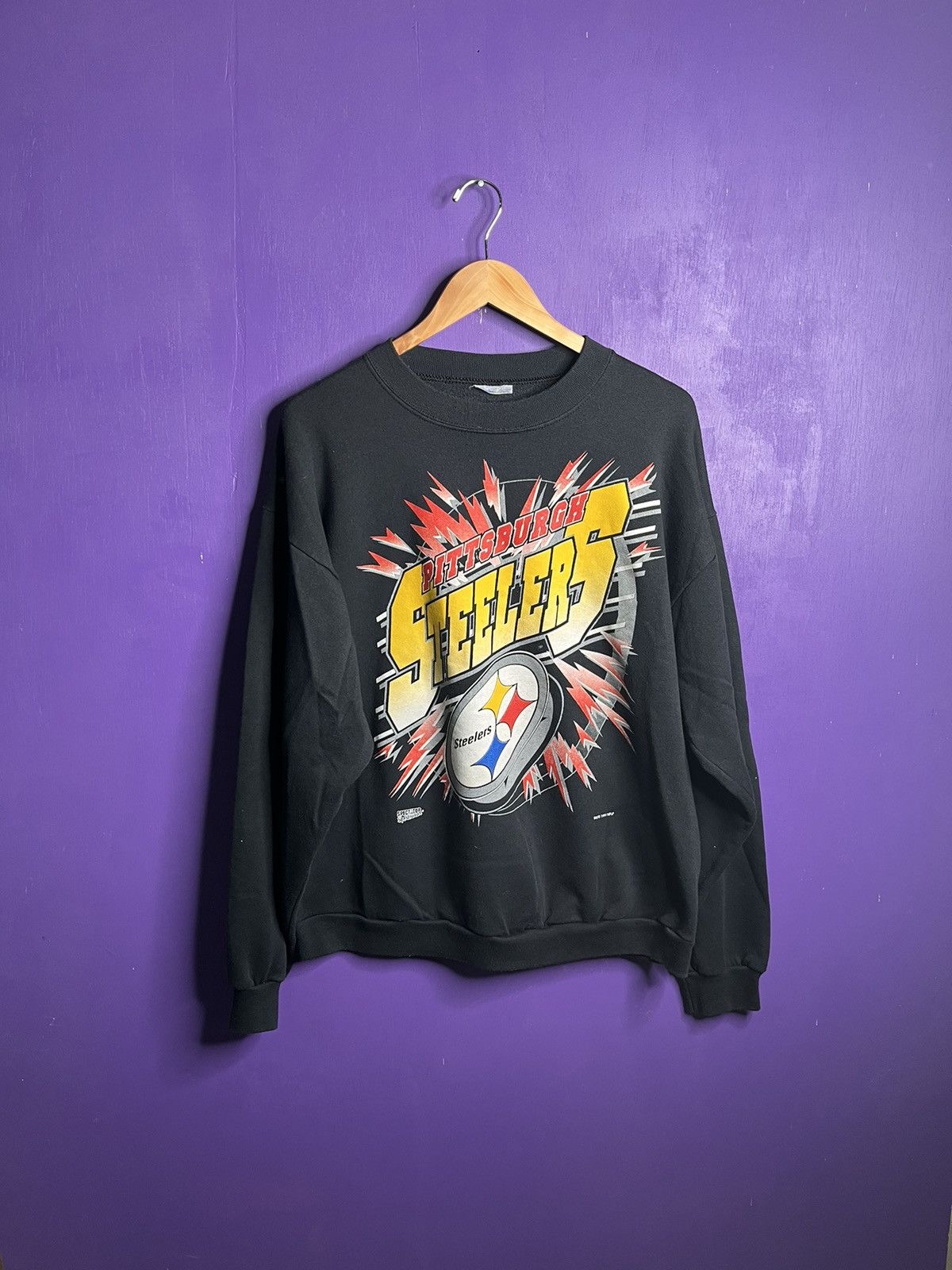 NFL × Vintage Vintage 1994 Pittsburgh Steelers explosion crewneck Size US L / EU 52-54 / 3 - 1 Thumbnail