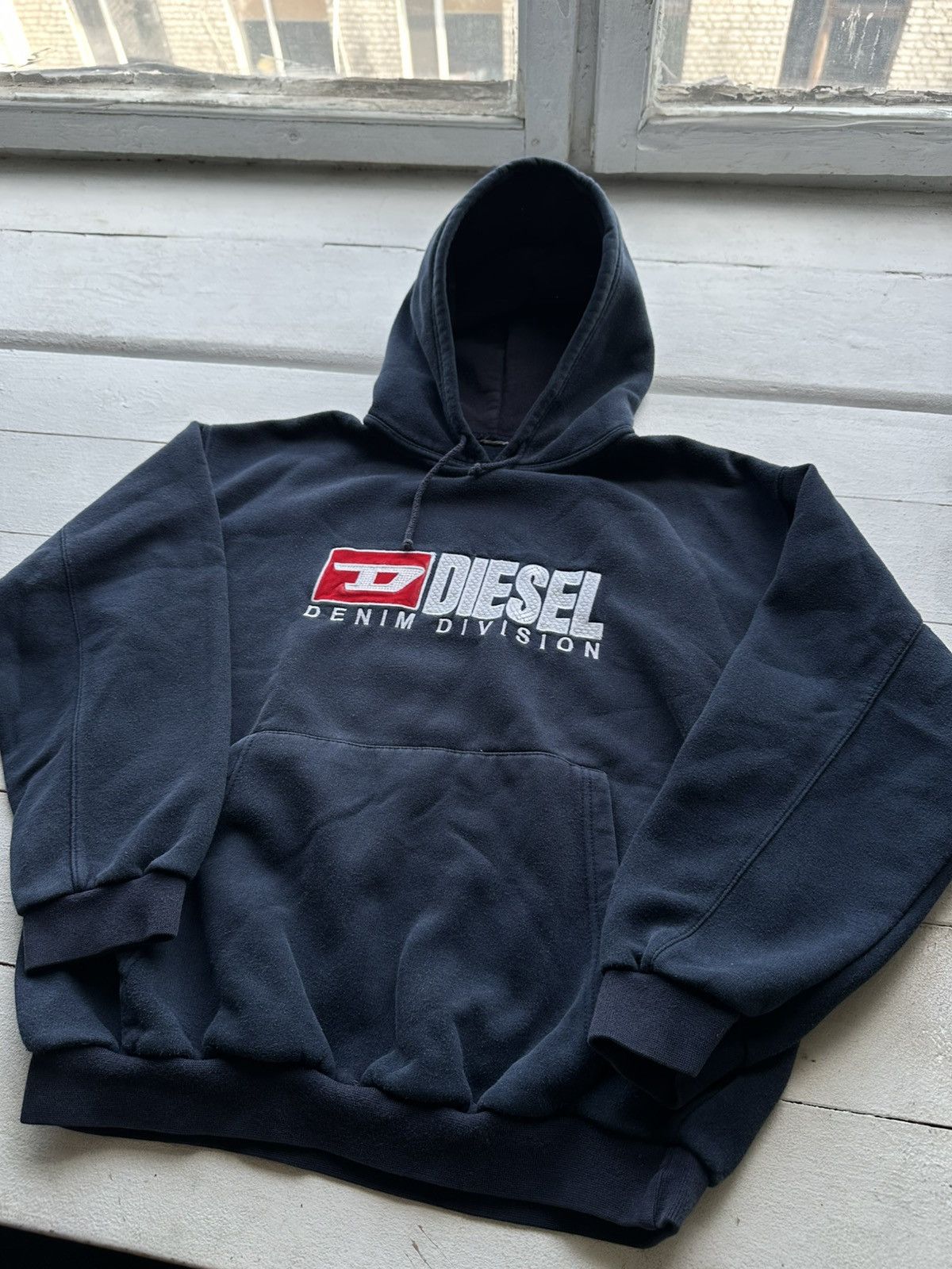 Diesel 🚨DIESEL HYPE BLUE HOODIE BIG LOGO BOXY FIT DENIM DIVISION Size US M / EU 48-50 / 2 - 6 Thumbnail
