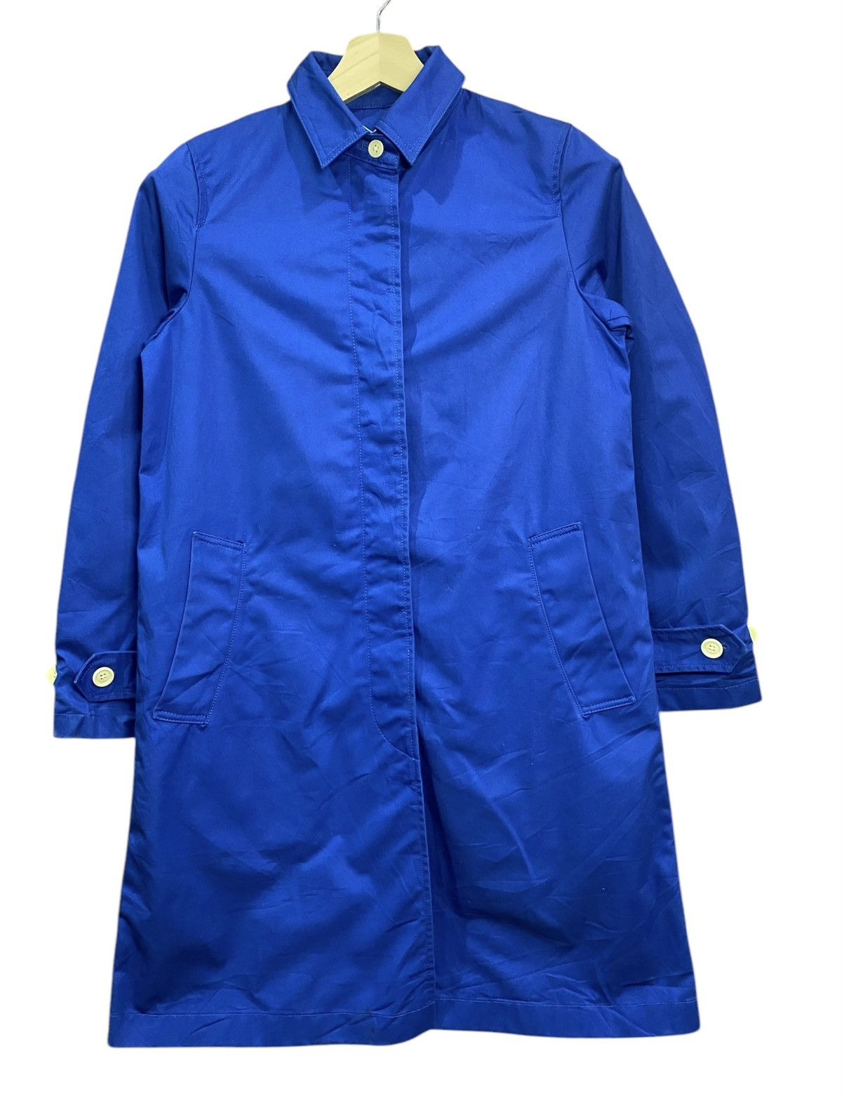 Designer × If Only Was True Rare LA MARINE FRANCAISE Long Coat Button Size S / US 4 / IT 40 - 1 Thumbnail