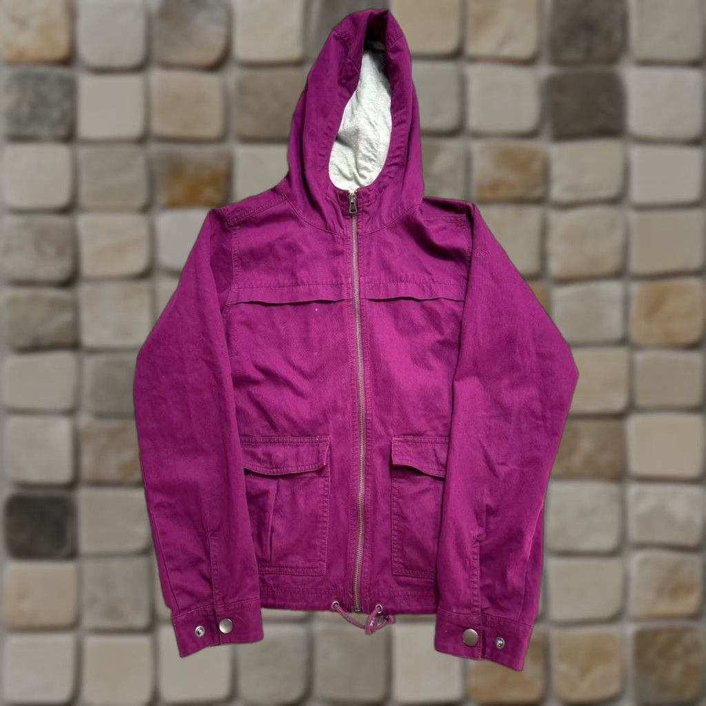 Logo 7 Columbia Womens Jacket Short Regular Zip Hooded Full Zip Purple Cotton Logo City Outdoor Fall Spring Winter Jacket Womens XS Size XS / US 0-2 / IT 36-38 - 1 Thumbnail