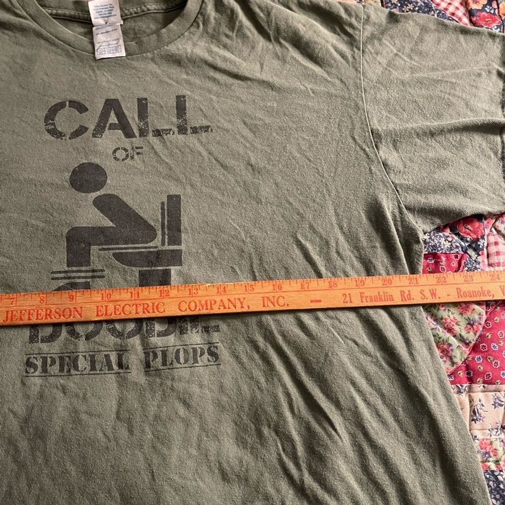 Delta Call of Doodie Special Plops green shirt size XL Size US XL / EU 56 / 4 - 4 Thumbnail