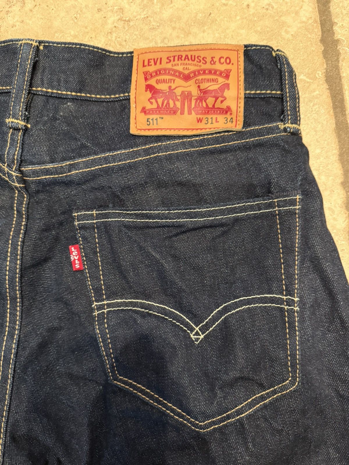 Levi's Levi's 511 Selvedge Denim Irregular Size US 31 - 10 Thumbnail