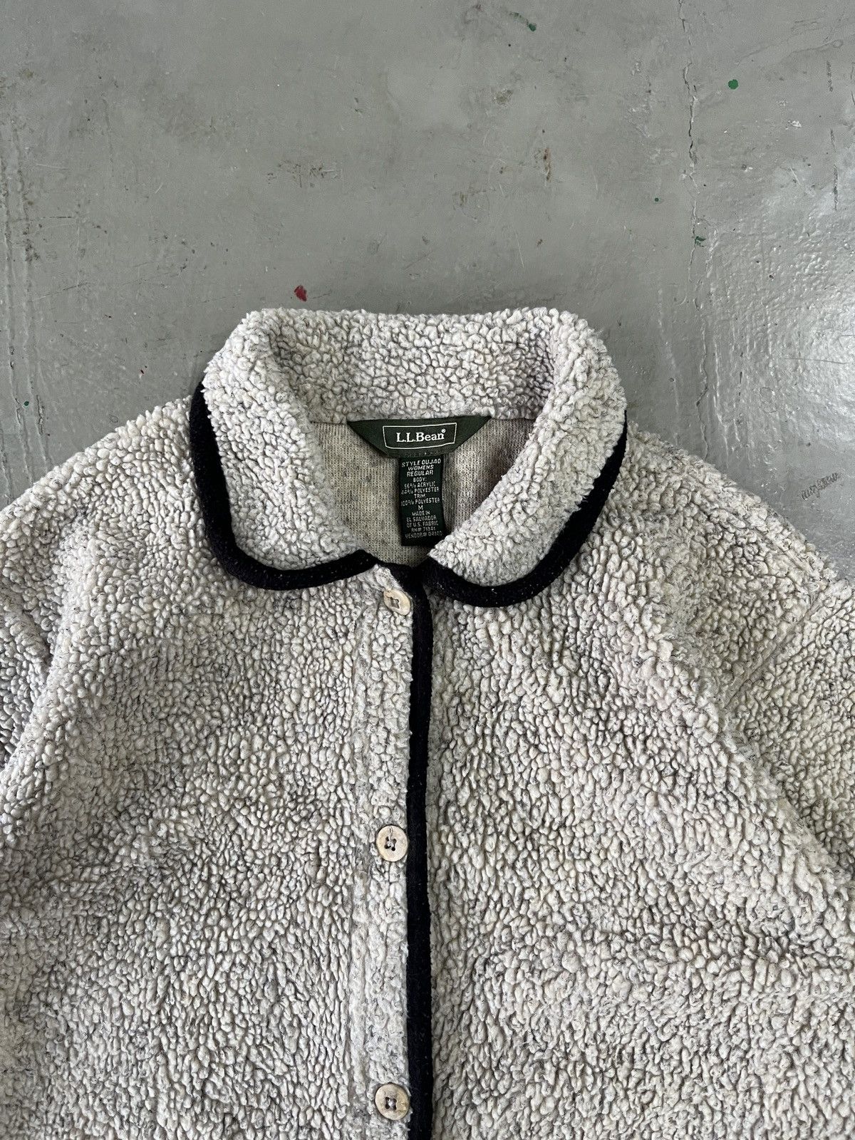 L.L. Bean Vintage 90s L.L. Bean Wool Cardigan Jacket Size US M / EU 48-50 / 2 - 2 Thumbnail