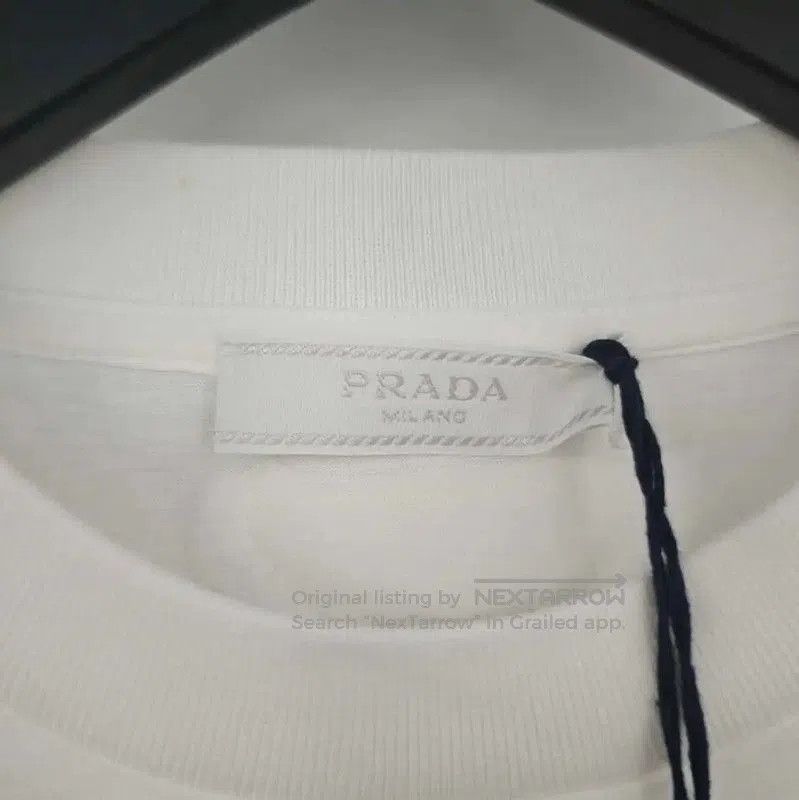 Prada Prada Summer White Cotton Men's T-Shirt. Size US S / EU 44-46 / 1 - 4 Thumbnail