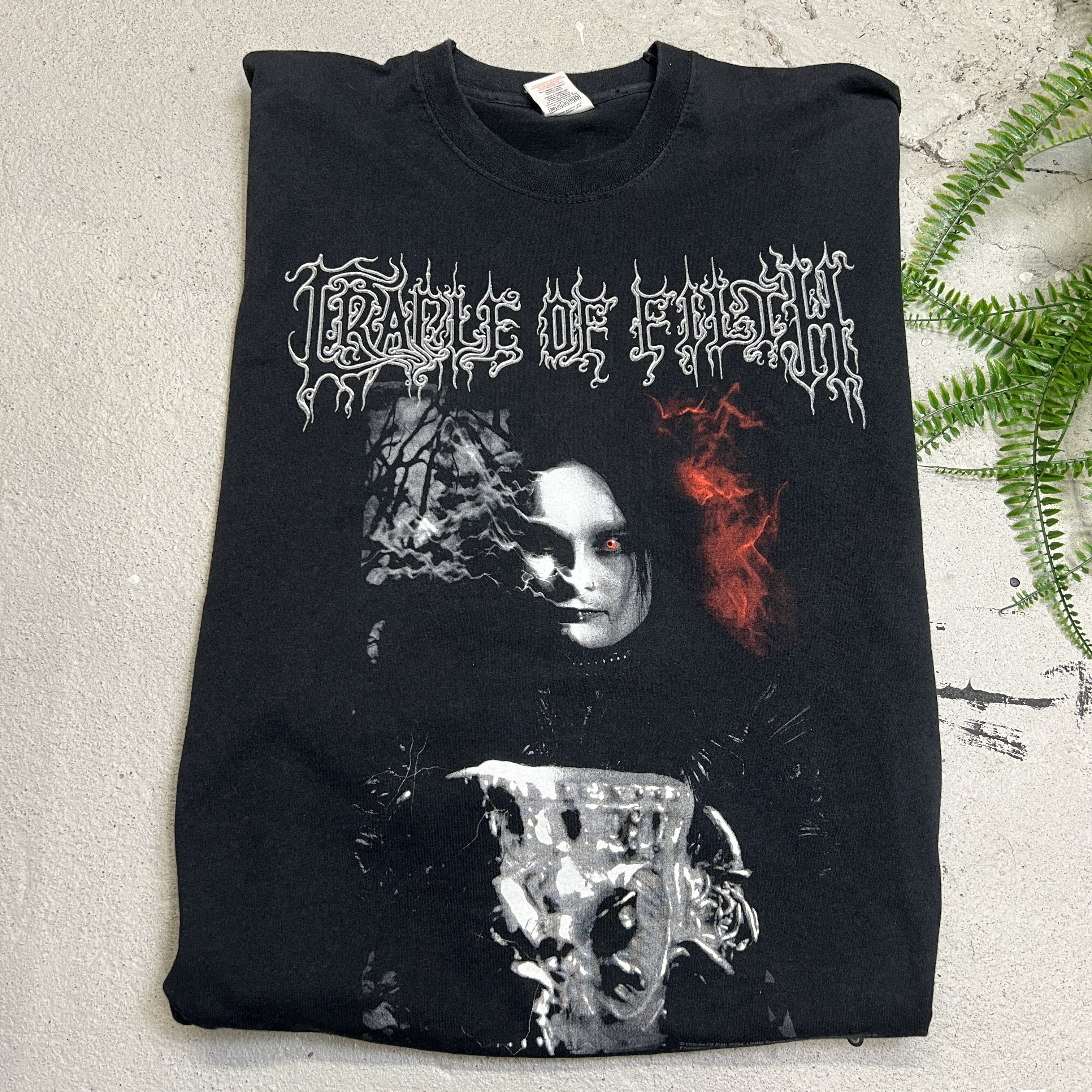 Vintage 2004 Cradle Of Filth Black Is My Heart Longsleeve Size US XL / EU 56 / 4 - 6 Thumbnail