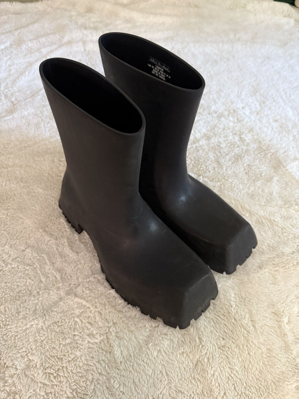 BALENCIAGA TROOPER BOOTS RUBBER