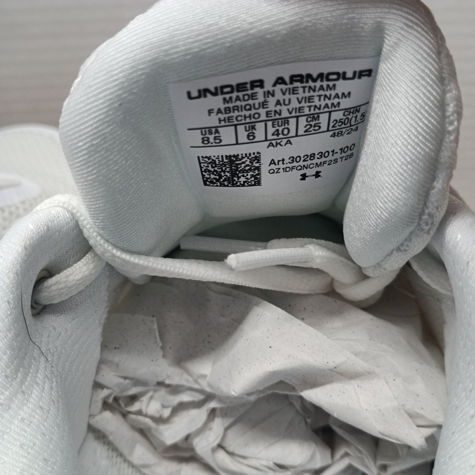 Under Armour Under Armour Project Rock BSR 5 UA Shoes Women Sz 8.5 White Size US 8.5 / IT 38.5 - 6 Thumbnail
