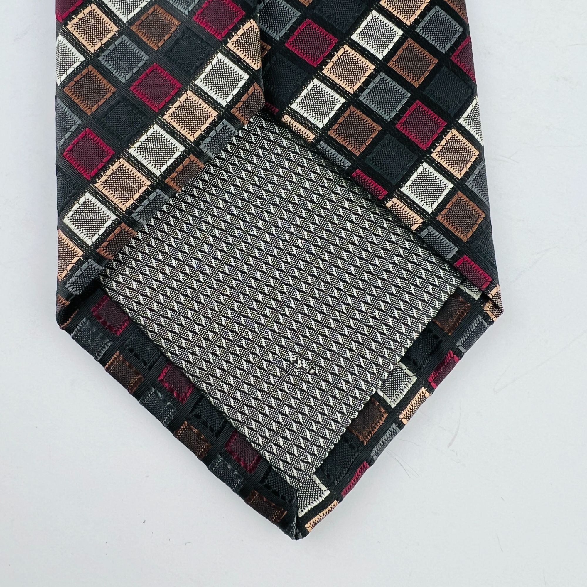 Croft & Barrow Croft & Barrow Designer Geometric Squares Necktie Tie Size ONE SIZE - 4 Thumbnail