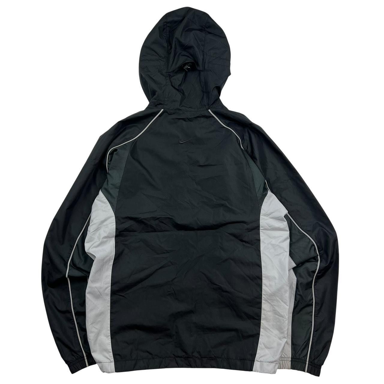 Nike Nike TN Hooded Windbreaker Zip Up Jacket Black & Gray Small Size US S / EU 44-46 / 1 - 2 Thumbnail