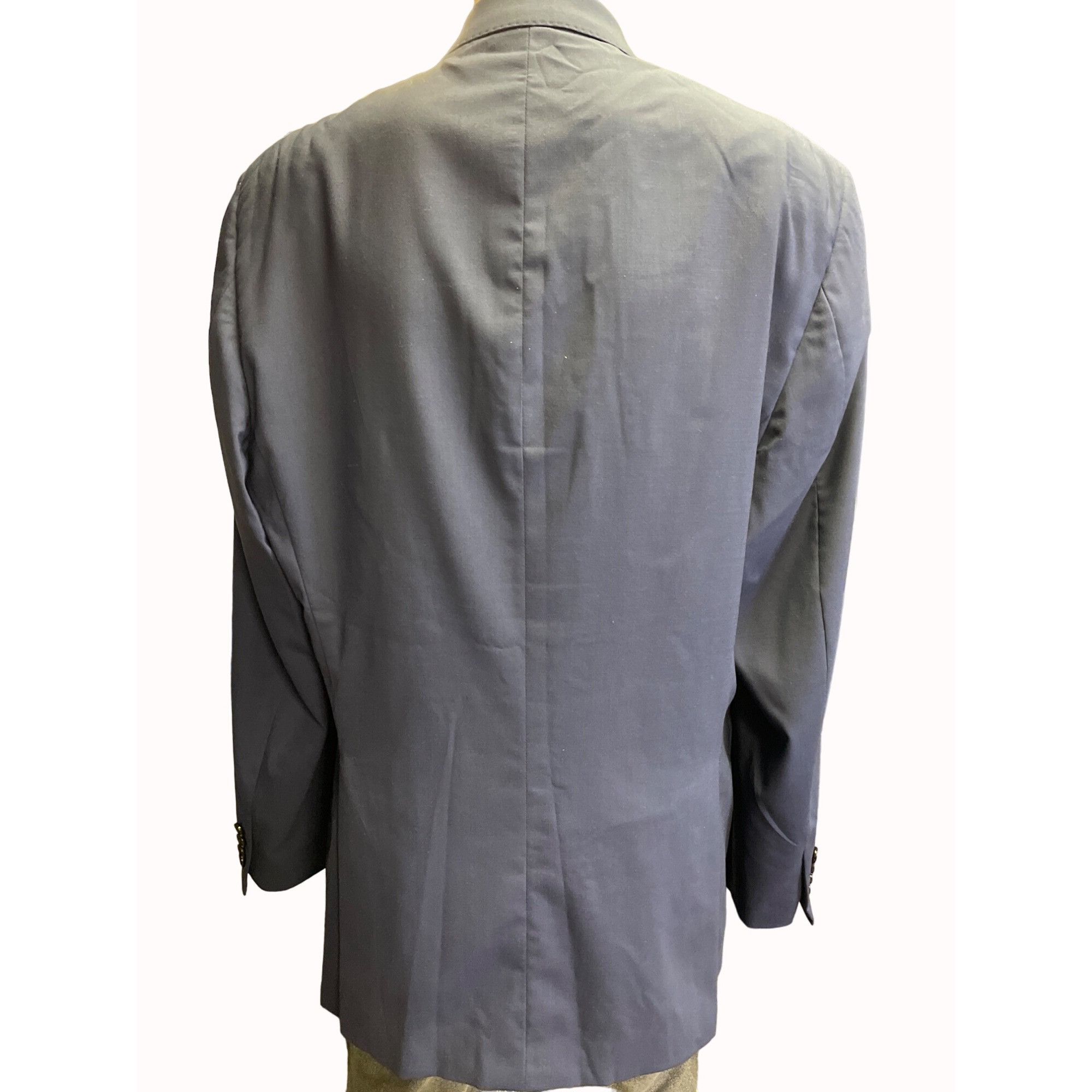 Ralph Lauren Ralph Lauren Black Label Lord & Taylor Blue Suit Jacket/Blaz Size 44L - 3 Thumbnail