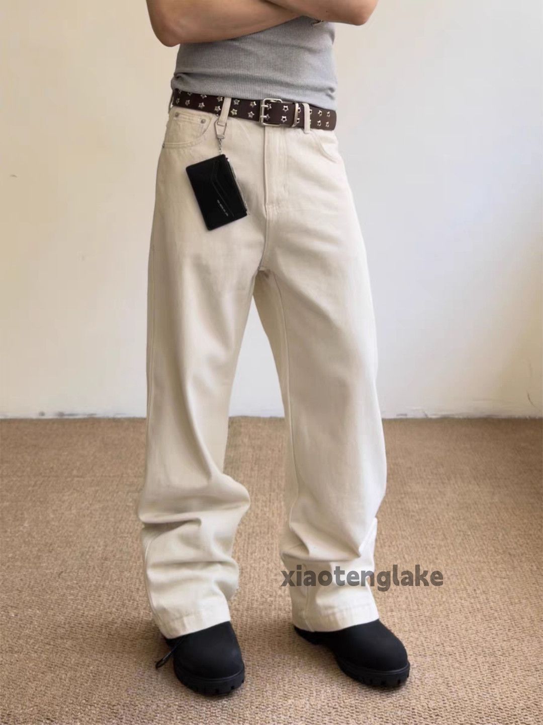 Vintage zx loose baggy Balenciaga offwhite style y2k hiphop pants Size US 30 / EU 46 - 3 Thumbnail
