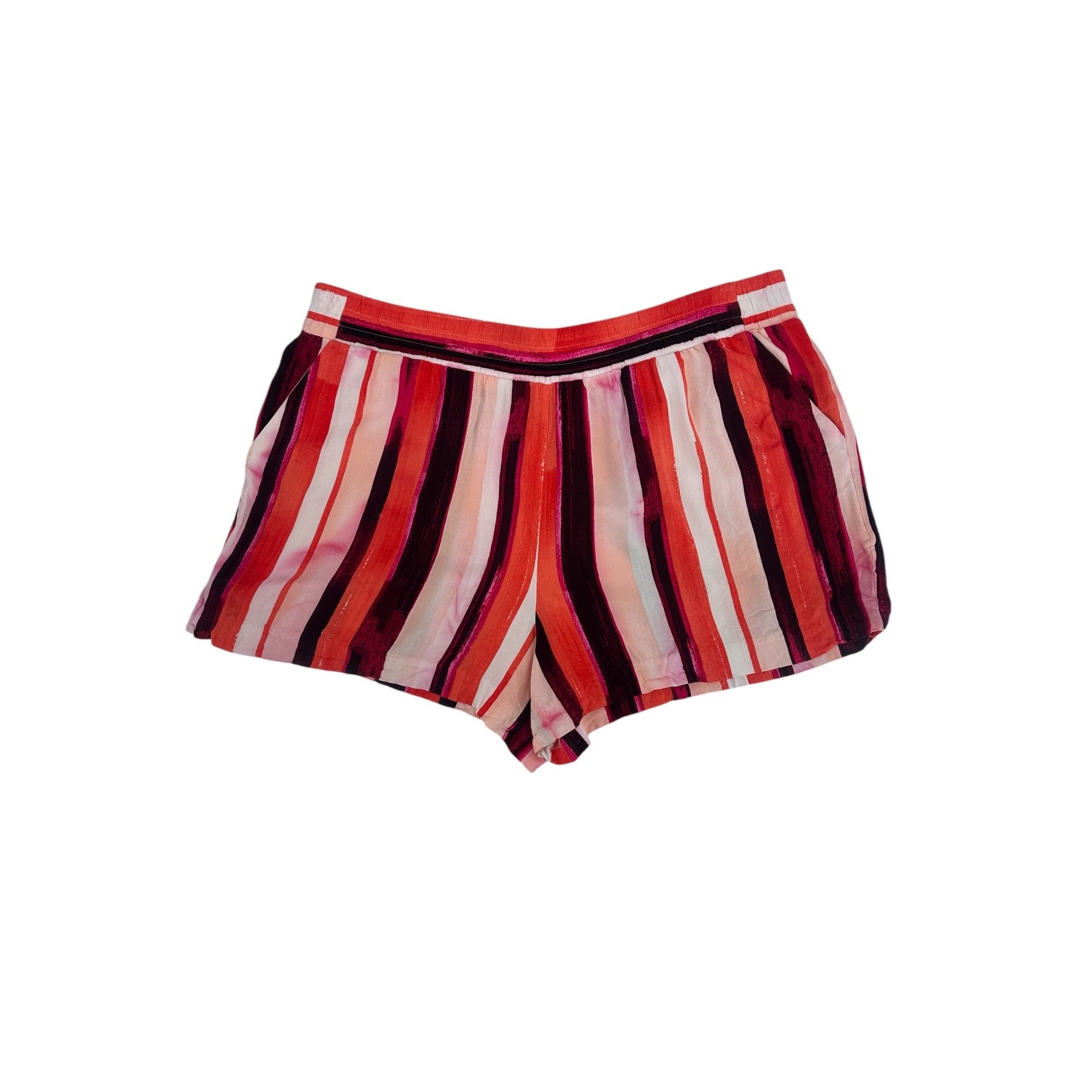 Apt. 9 Apt. 9 Shorts - Striped Rayon Pull-On - Size XL Size 38" / US 16 / IT 52 - 2 Thumbnail