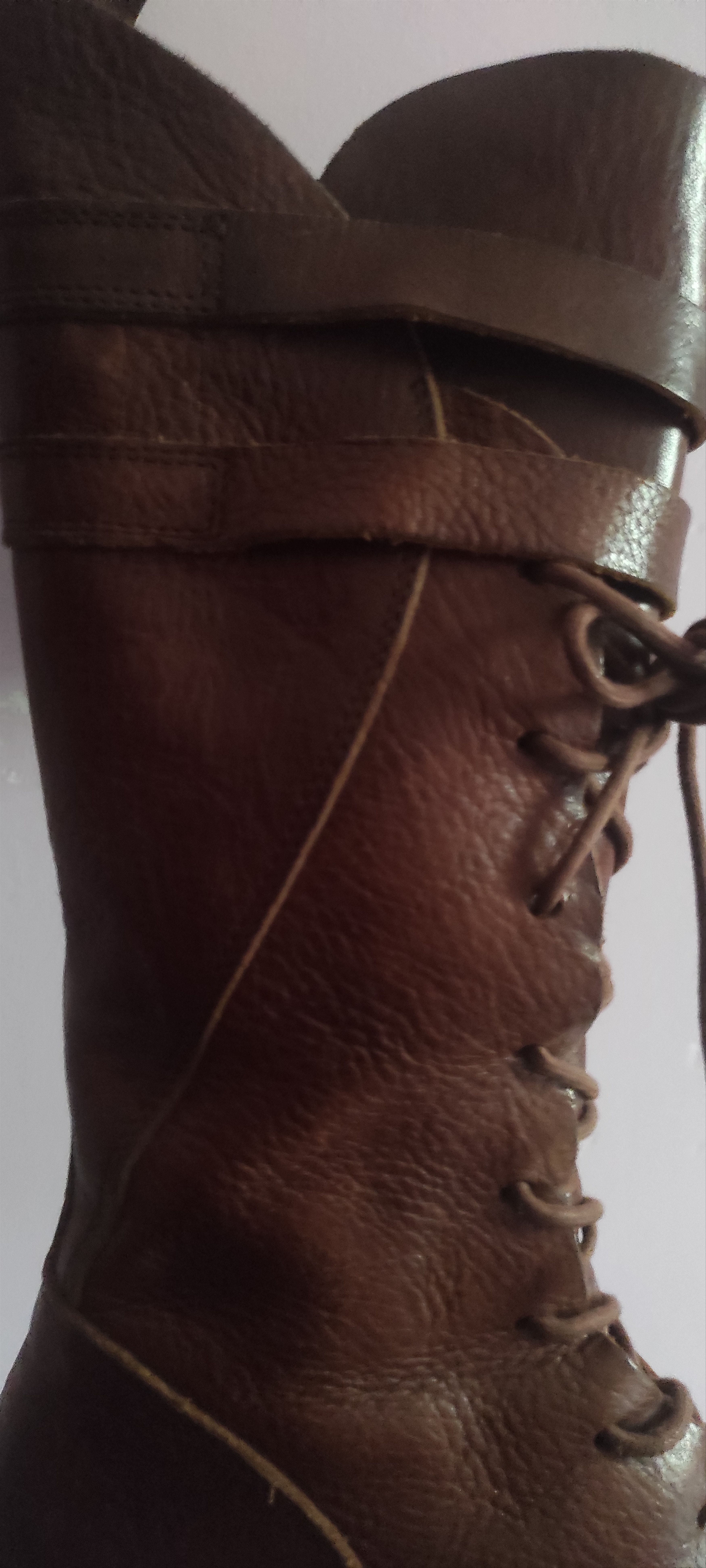 Trippen Trippen Belted Leather Women's Knee Flat Boots Made Germany Size US 7 / IT 37 - 9 Thumbnail