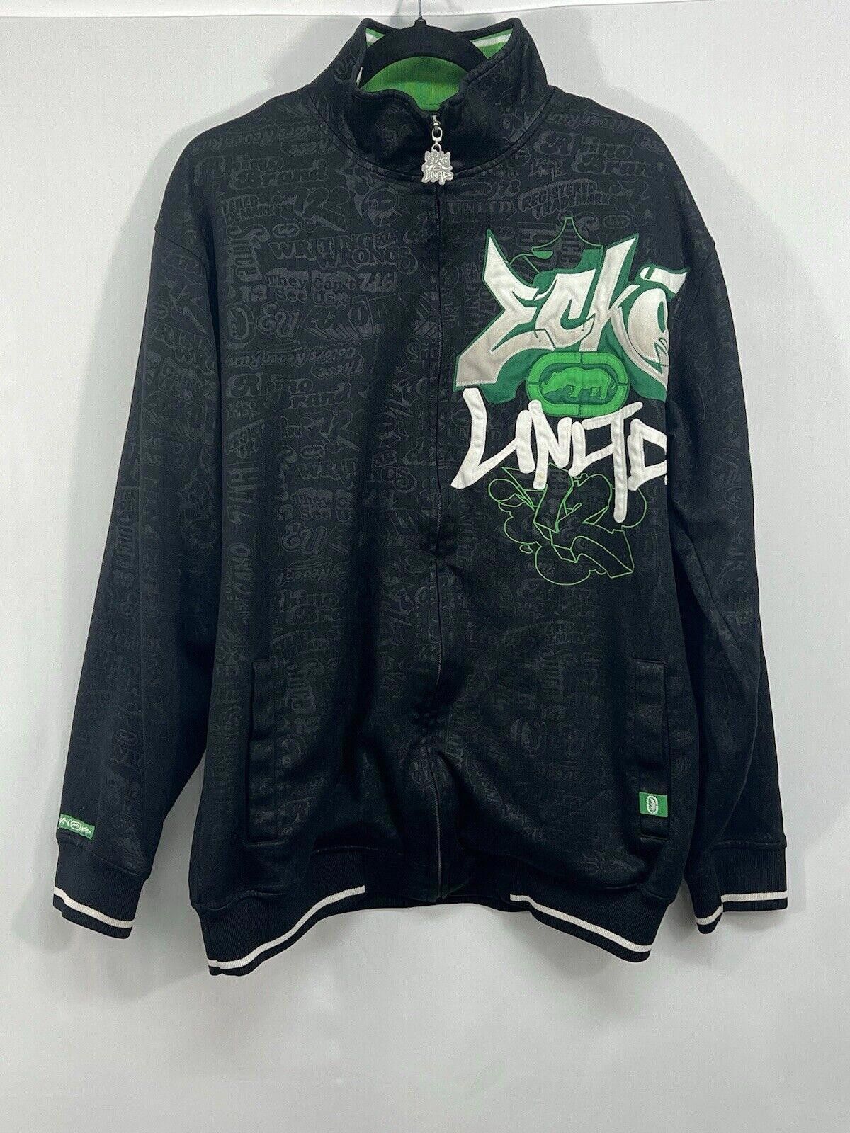 Designer Mens Ecko Unltd Track Jacket Vintage Y2K Skater Size L, #TG Size US 34 / EU 50 - 1 Thumbnail