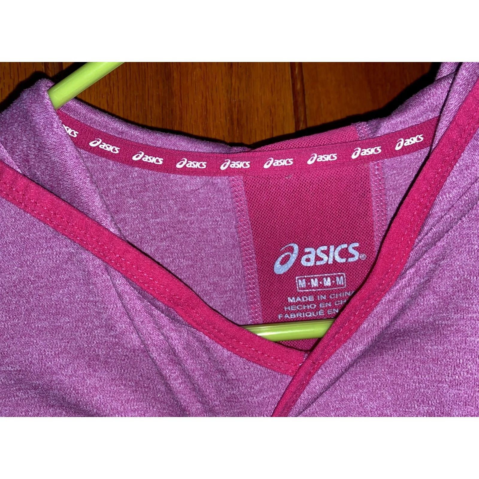 Asics VINTAGE ASICS PR HOODY Womens Pullover Long Sleeve Hooded Running Shirt Medium Pink Size M / US 6-8 / IT 42-44 - 2 Thumbnail