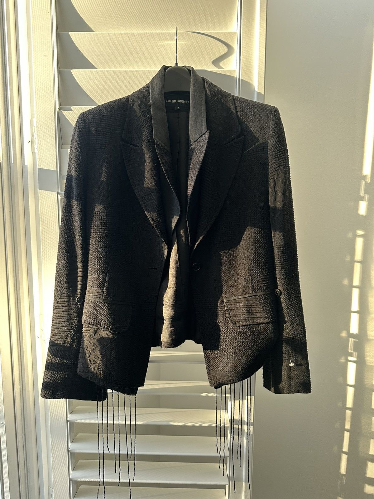 Ann Demeulemeester Ann Demeulemeester double lapel detachable blazer Size US S / EU 44-46 / 1 - 2 Thumbnail