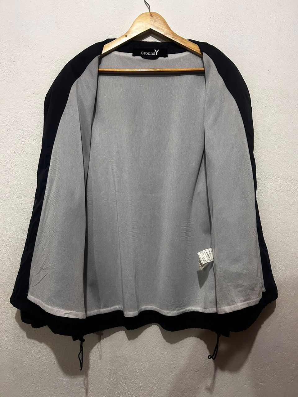 Ground Y Yohji Yamamoto Ground Y Coach Jacket Navy Blue Size US L / EU 52-54 / 3 - 7 Thumbnail