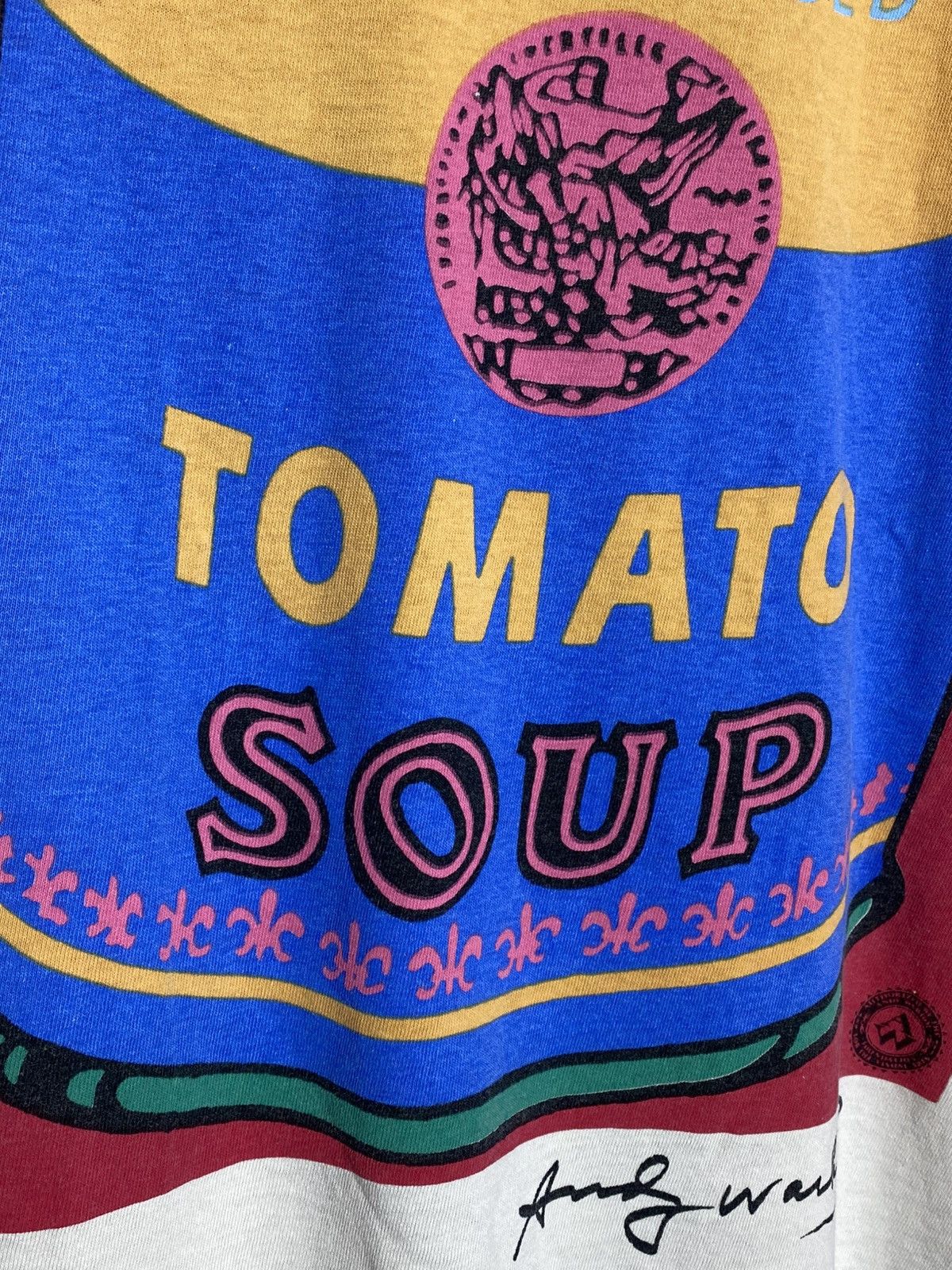Andy Warhol 1993 Andy Warhol Tomato Soup Vintage Graphic T-shirt Size US XL / EU 56 / 4 - 8 Thumbnail