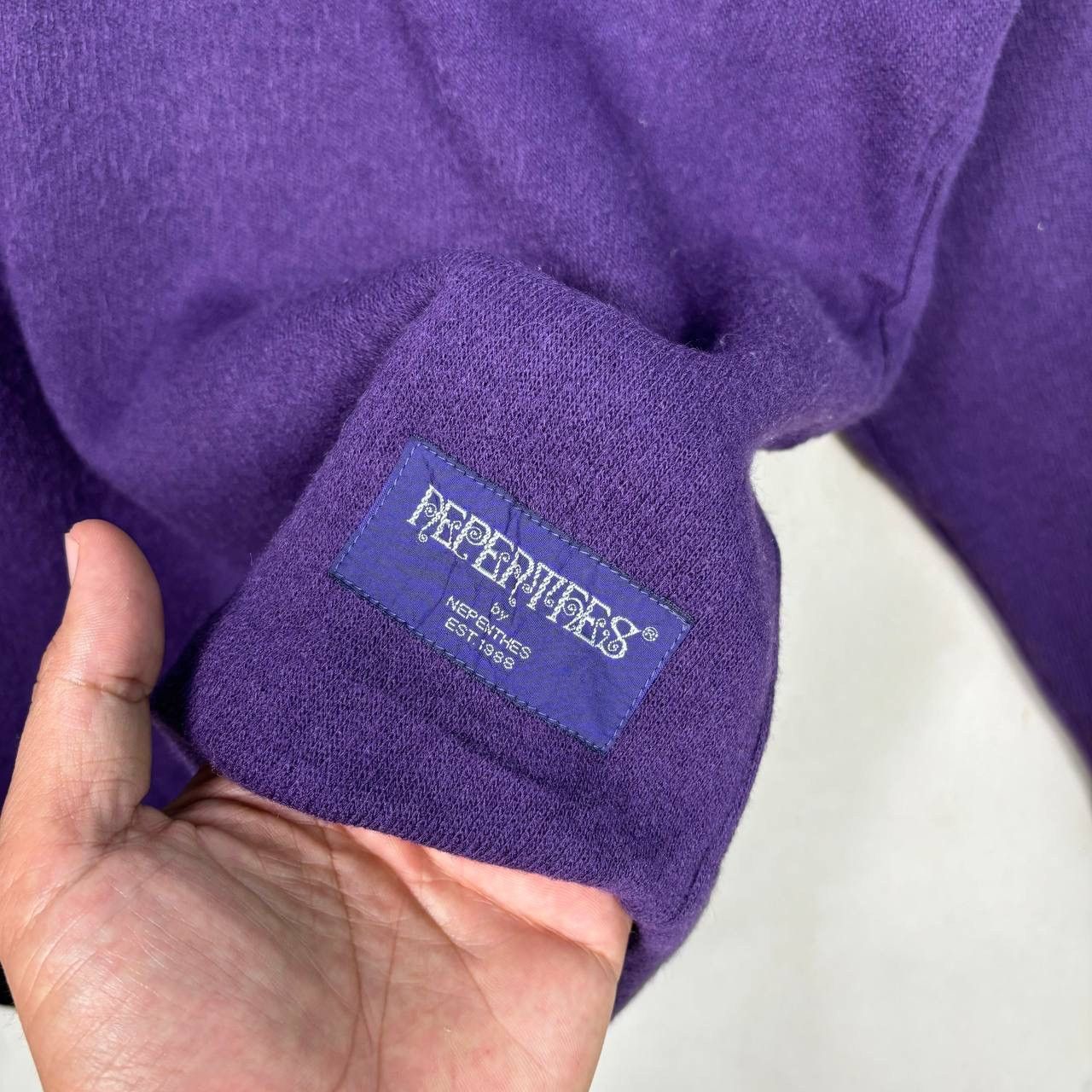 Nepenthes Nepenthes EST 1988 Reversible Fleece Sweatshirt Purple L Size US M / EU 48-50 / 2 - 8 Thumbnail